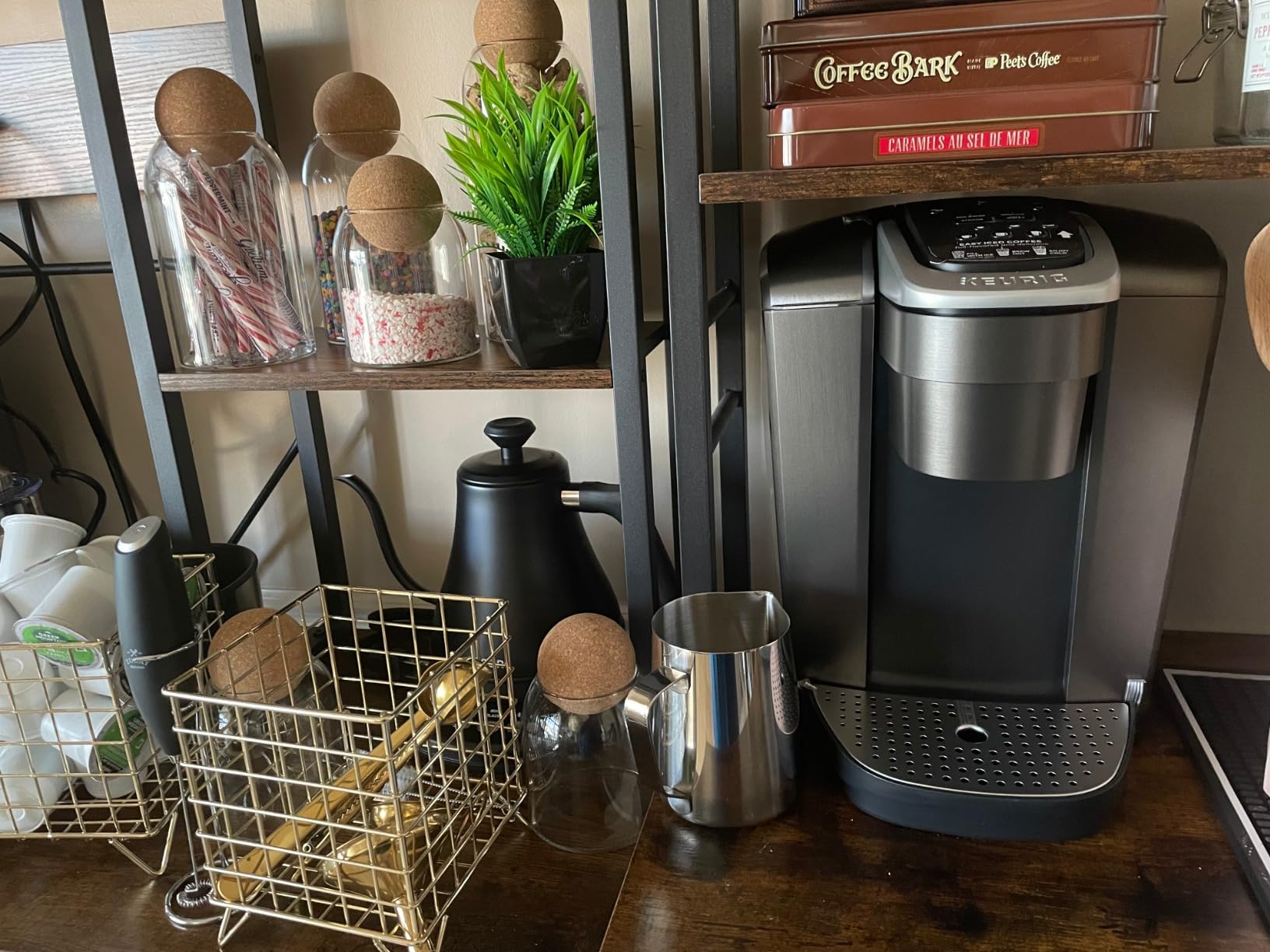 Keurig K-Elite Single Serve K-Cup Pod Coffee Maker, with Strength and Temperature Control, Iced Coffee Capability, 8 to 12oz Brew Size, Programmable, Brushed Slate | Strength, Temperature Control, Iced Coffee Capability, 8 to 12oz Brew Size, Programmable customer photo 1
