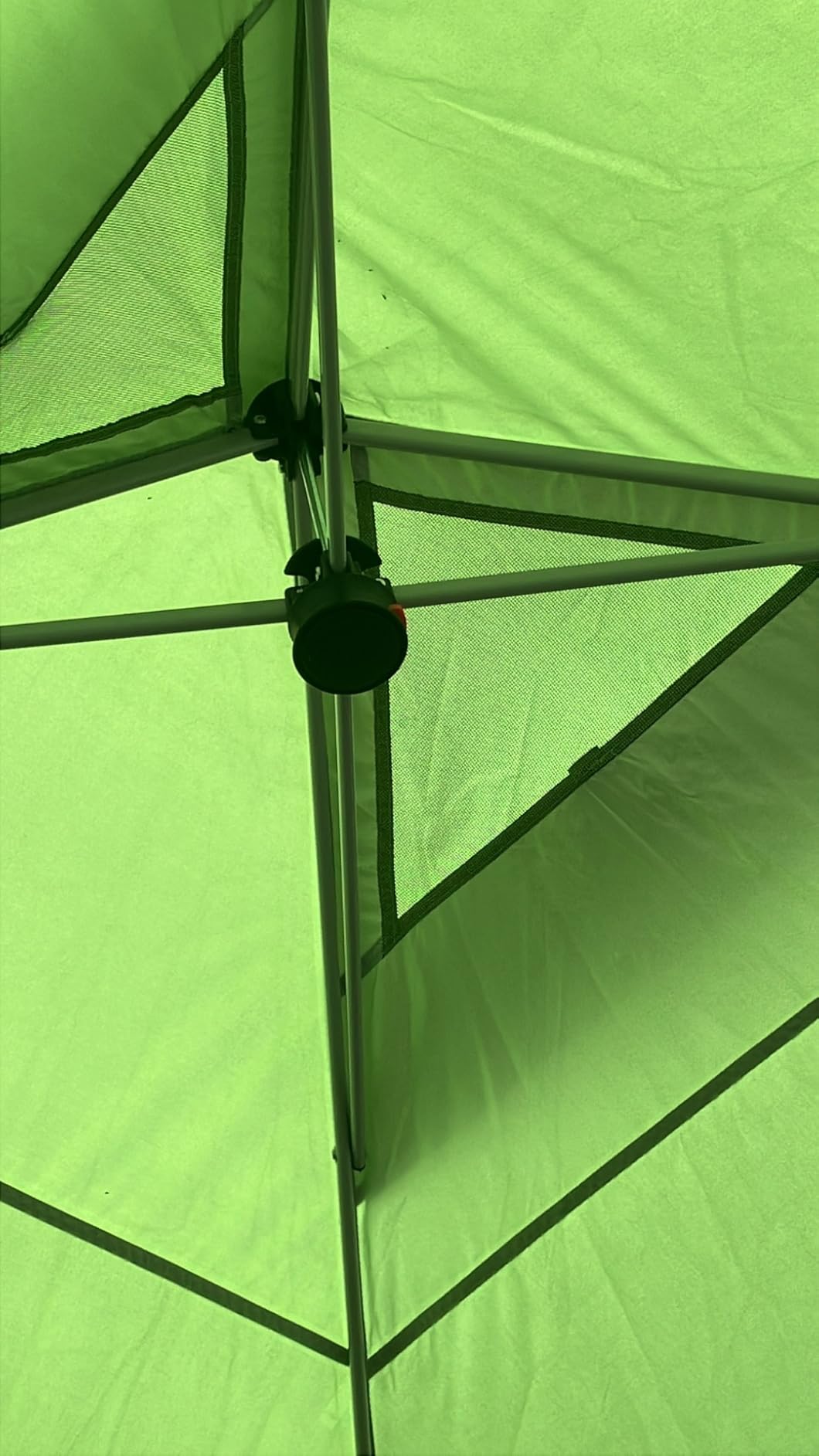 CROWN SHADES 10x10 Pop Up Canopy Tent with One Push Setup, Grid White customer photo 2