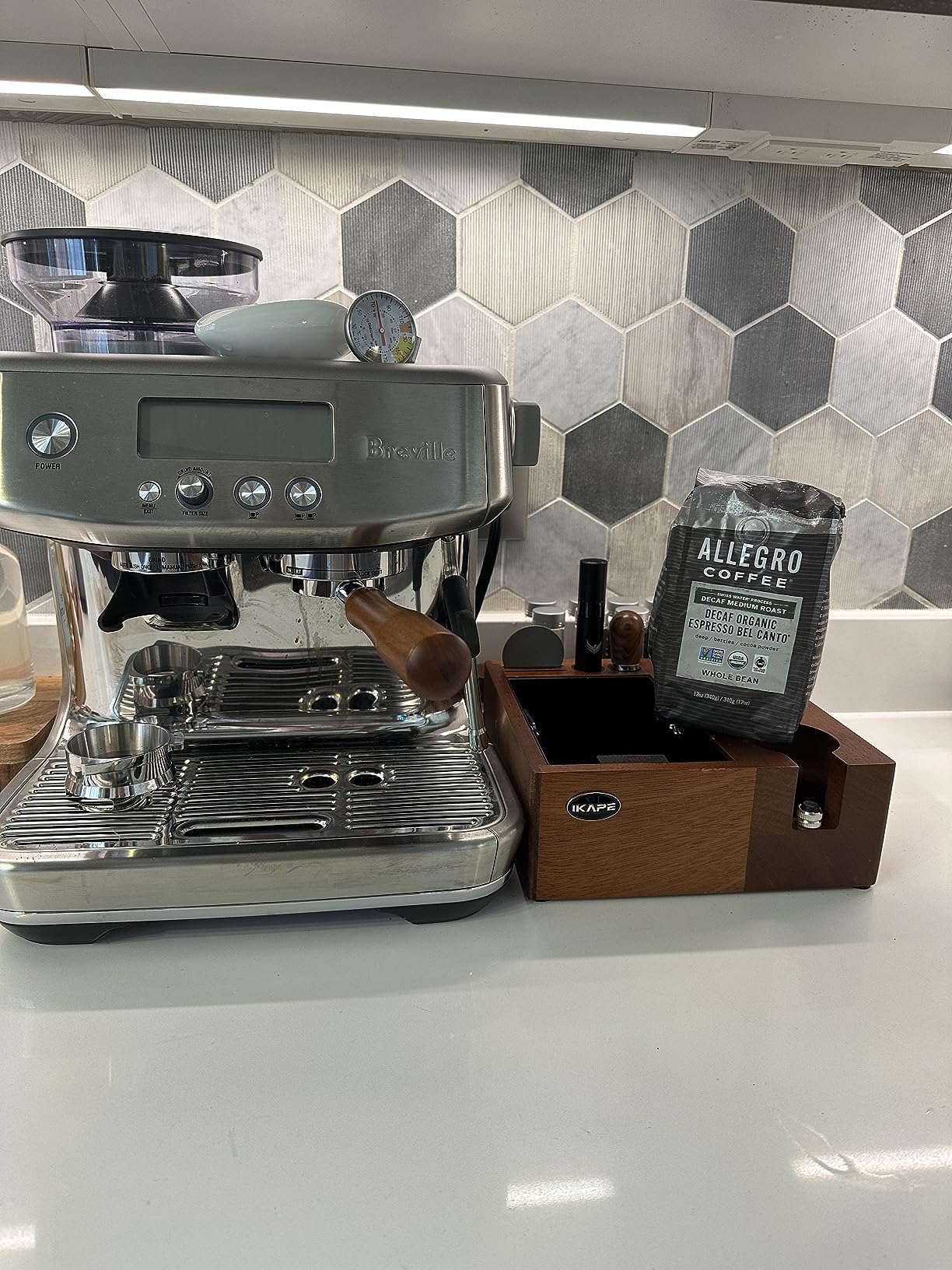 Allegro Coffee Decaf Organic Espresso Bel Canto Whole Bean Coffee, 12 oz customer photo 2