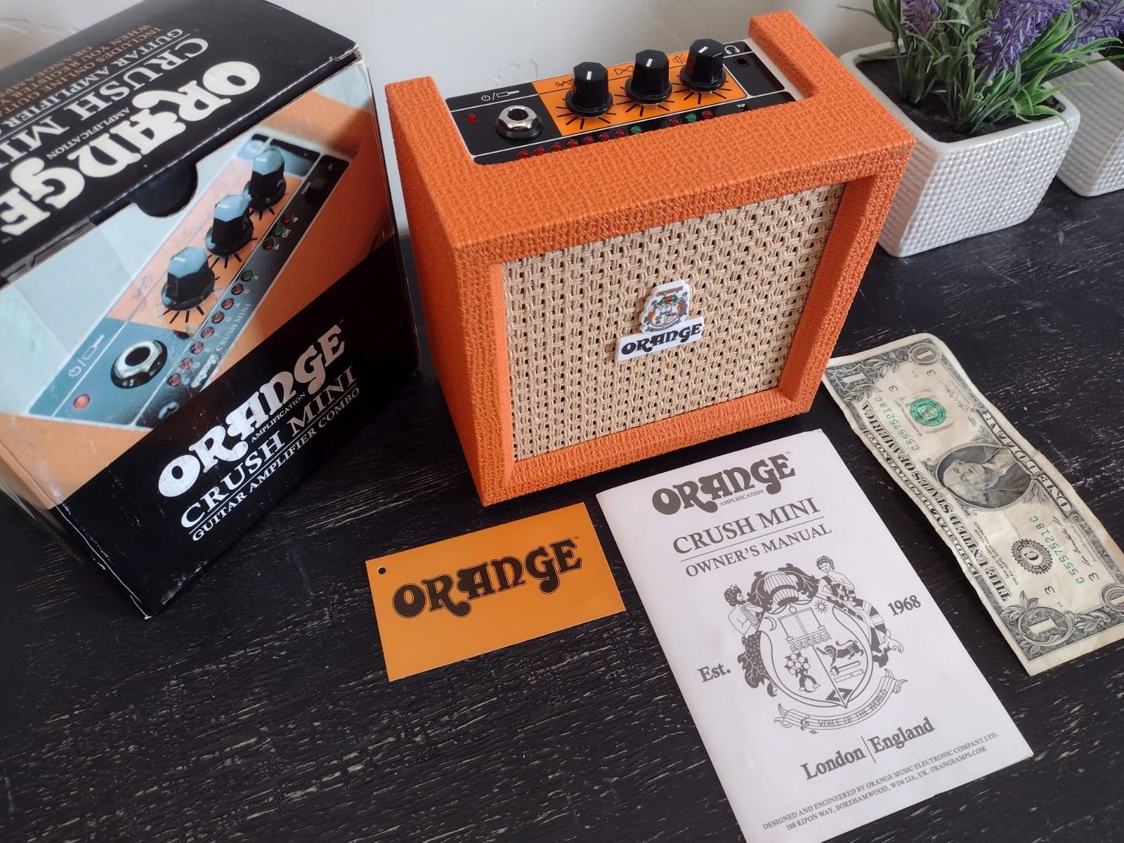 Orange Crush Mini Guitar Amplifier Combo 3 Watts customer photo 1