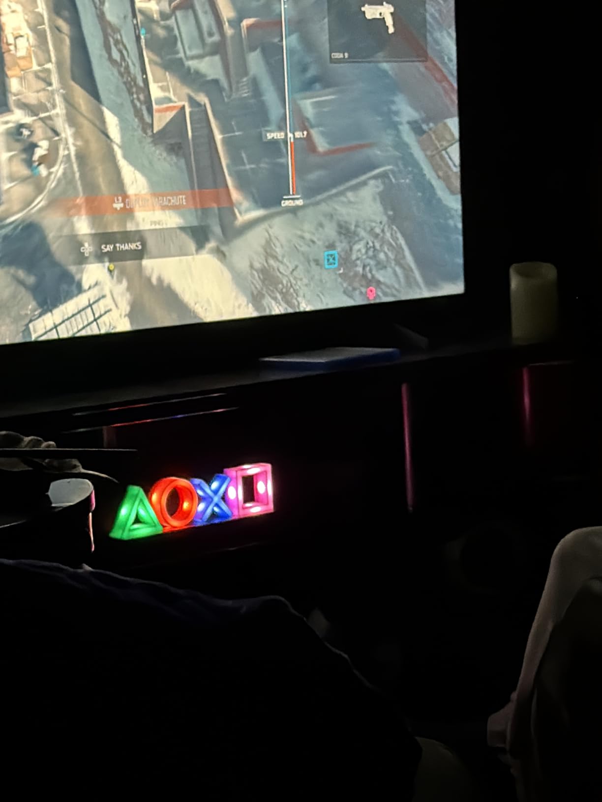 Paladone Playstation Controller Icons Light with 3 Light Modes - Sound Reactive, Dynamic Phasing, and Standard Mode - Gaming Desk Accessories and Game Room Decor customer photo 1