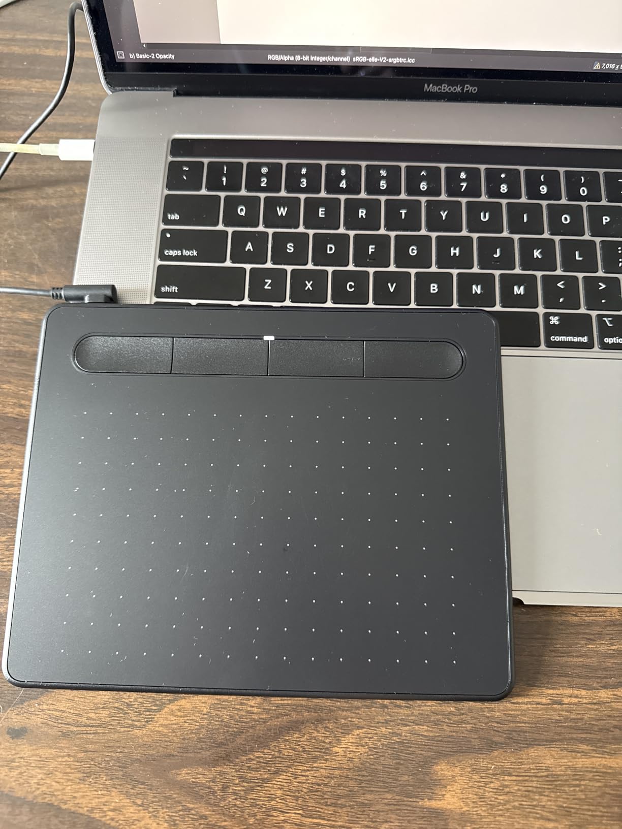 Wacom Intuos Small, Wired Graphic Drawing Tablet with Pen + Software customer photo 2