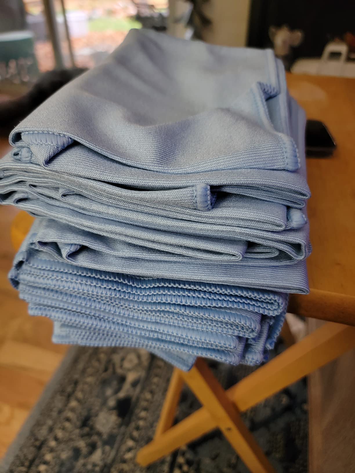 Zflow Microfiber Glass Cleaning Cloths - 8 Pack (16 x 16) - Streak Free - Lint Free - Quickly Clean Windows, Windshields, Mirrors, and Stainless Steel customer photo 1
