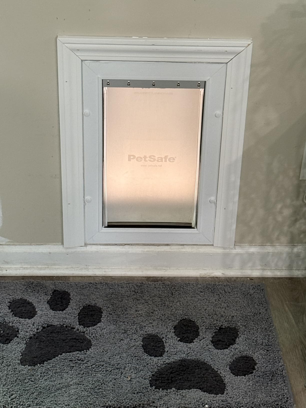 PetSafe Wall Entry Pet Door, Telescoping, Dogs up to 100 lb, Large customer photo 1