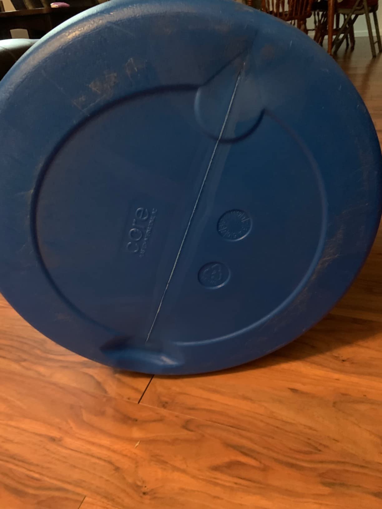 55 Gallon Blue Water Barrel | Solid Mold |2 Inch Bung Holes, Good for Long Term Drinking Water Use | BPA Free customer photo 1