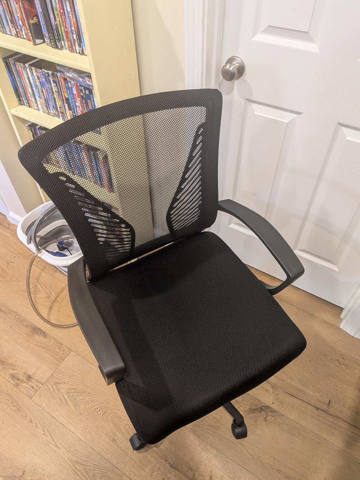 Furmax Office Chair,Ergonomic Computer Desk Mesh Chair,Lumbar Support,Black customer photo 1