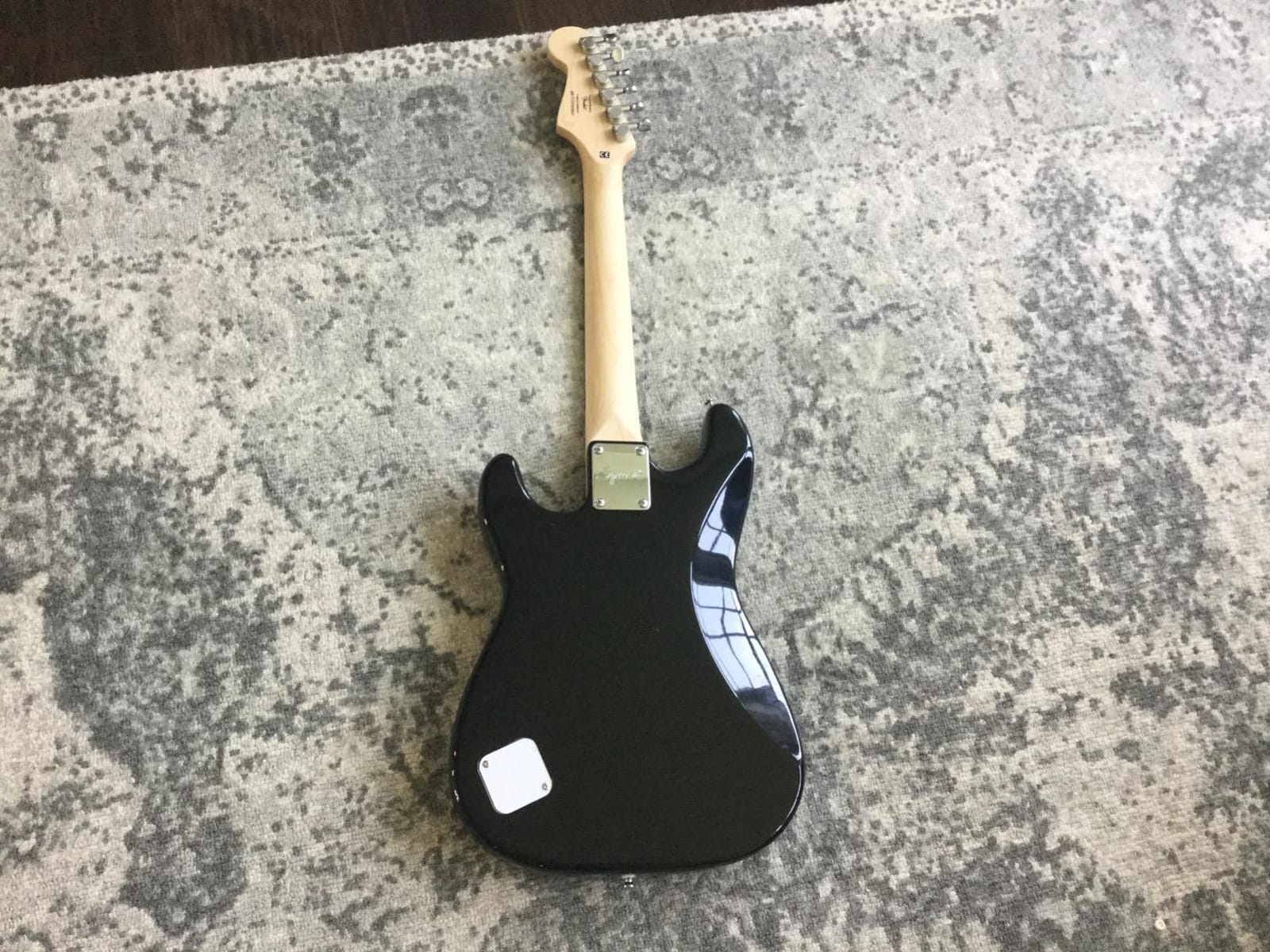 Squier Mini Stratocaster Electric Guitar, with 2-Year Warranty, Black, Laurel Fingerboard customer photo 1