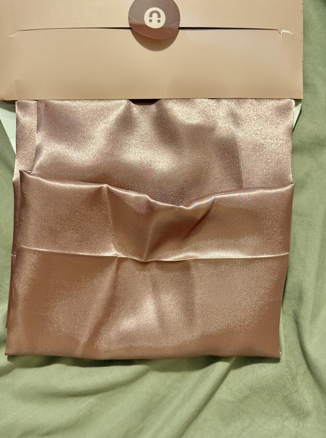 Bedsure Satin Pillowcases Queen Set of 2, Similar to Silk Pillow Cases Pink customer photo 2