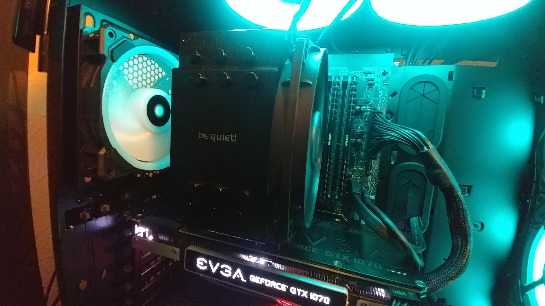 be quiet! Dark Rock 4 200W TDP CPU Cooler| Intel 1700 1200 2066 1150 1151 1155 2011 Square ILM | AMD4 AMD5 | Black | BK021 customer photo 1