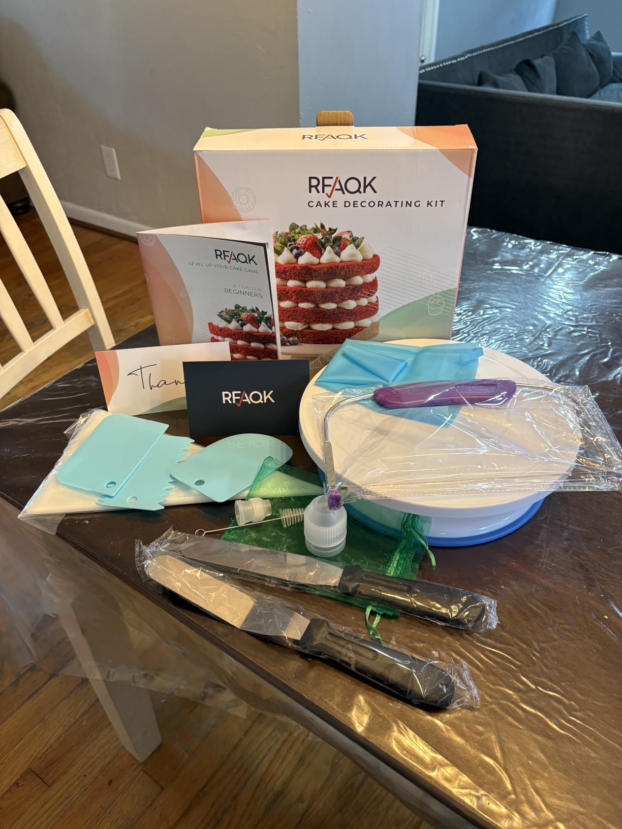 RFAQK 90PCs Cake Decorating Kit with Video Course for Beginner by Pro Baker customer photo 1