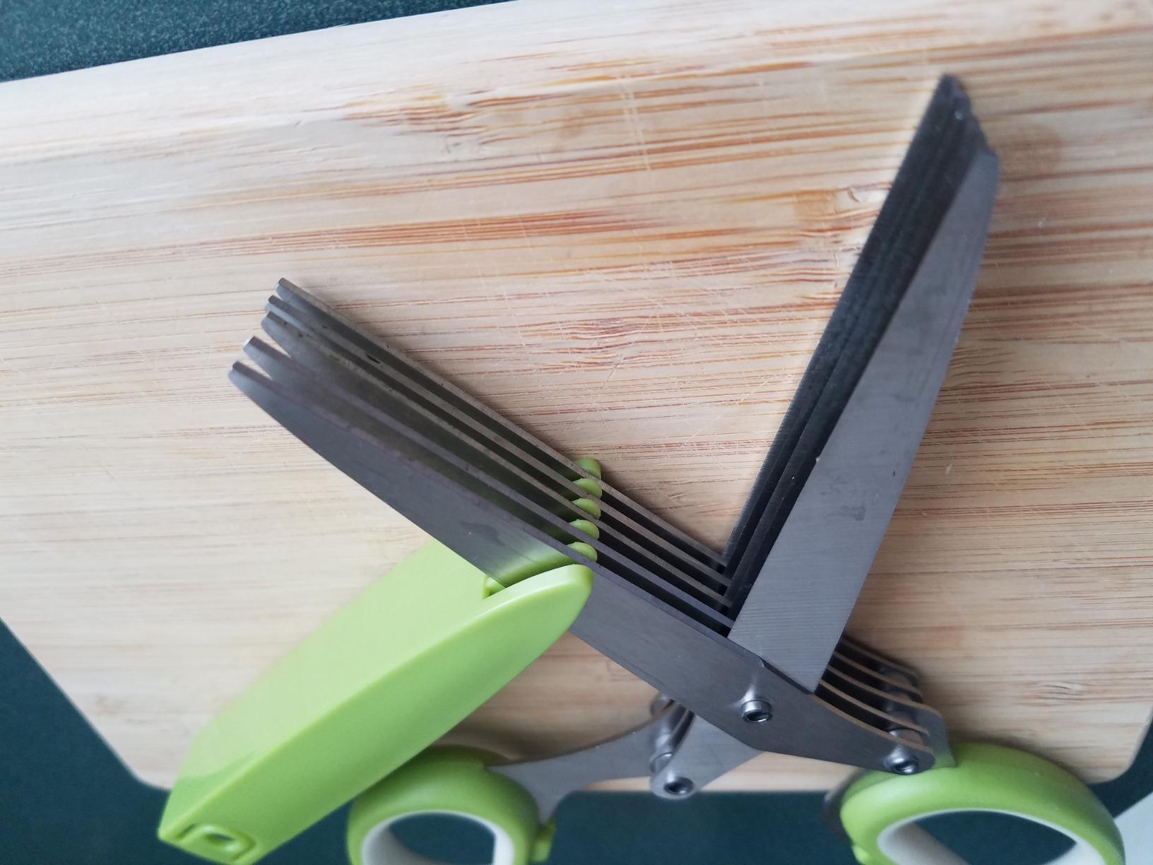 2026 Upgraded Herb Scissors, 5-Blade Kitchen Herb Shears customer photo 1