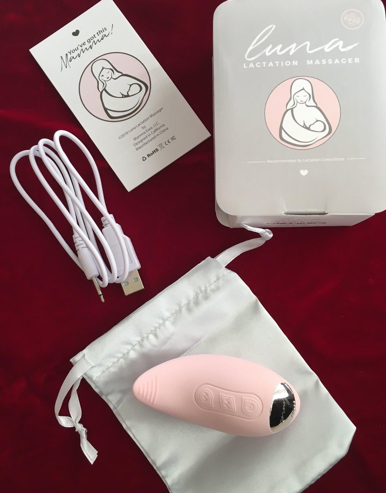 LUMAMA Lactation Massager – Breastfeeding Support Aid for Clogged Ducts, Breastmilk Supply Increase, Milk Flow, Engorgement Relief Quiet Breast Massage Machine for Nursing Moms customer photo 2