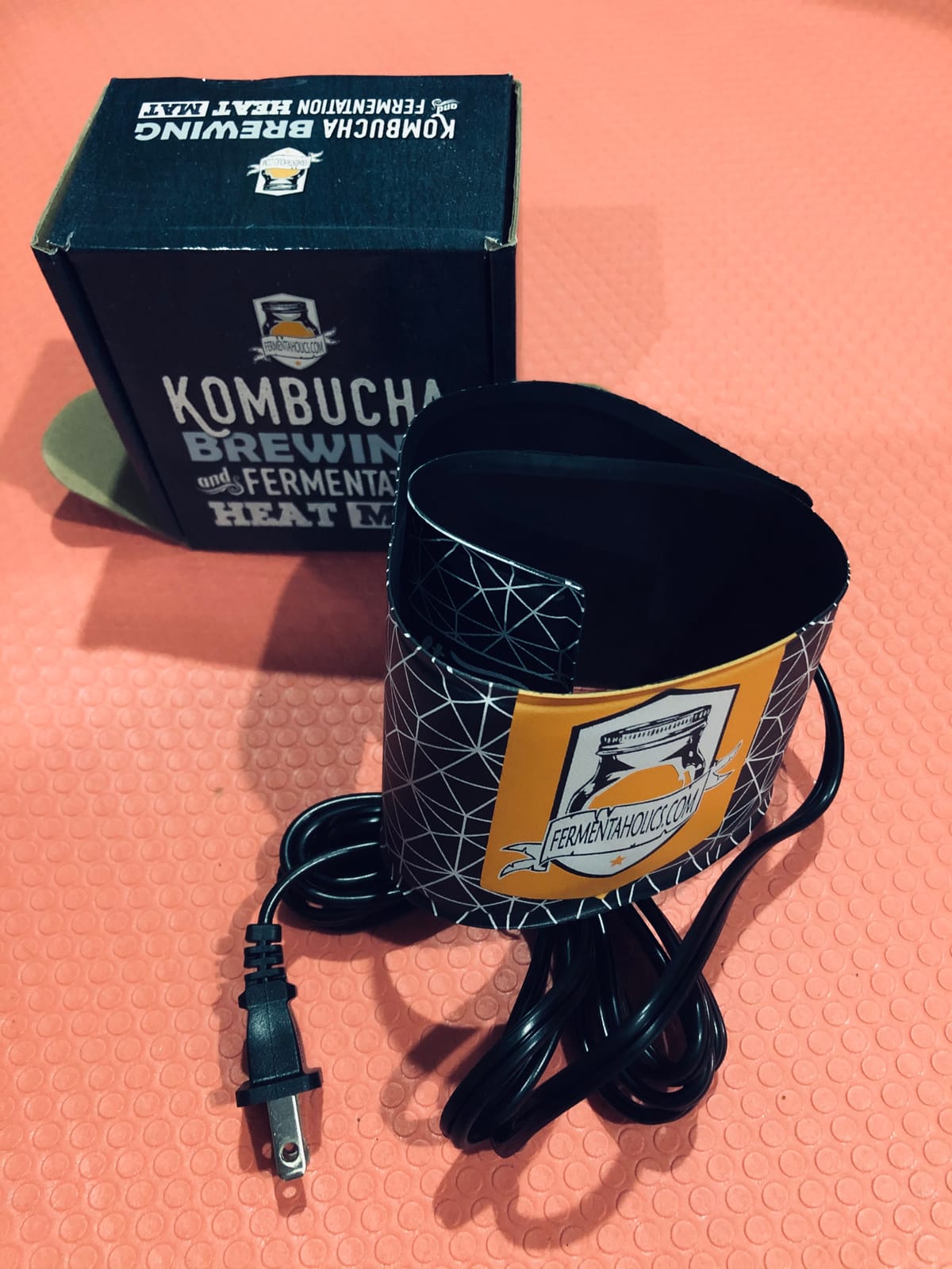 Kombucha Heater | Fermentaholics Kombucha Brewing and Fermentation Heat Mat | Keep Your SCOBY Happy and Productive By Brewing in The Proper Temperature Range customer photo 2