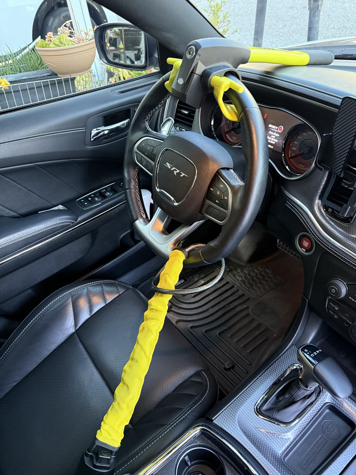 ARTAGO 870 High-End Steering Wheel Lock 2in1 | Smart Alarm, 120dB, Theft Attempt Warning, Night LED Alert | More Secure & Deterrent Around a Spoke, Best Anti-Theft Device for Car SUV Pickup-Truck Van customer photo 1