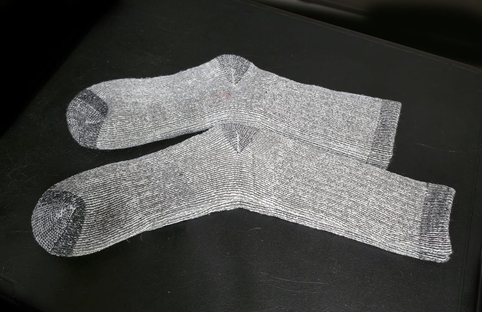 Alvada Mens Merino Wool Crew Socks Thermal and Warm Socks for Winter Work Hiking Running 3 Pairs customer photo 1