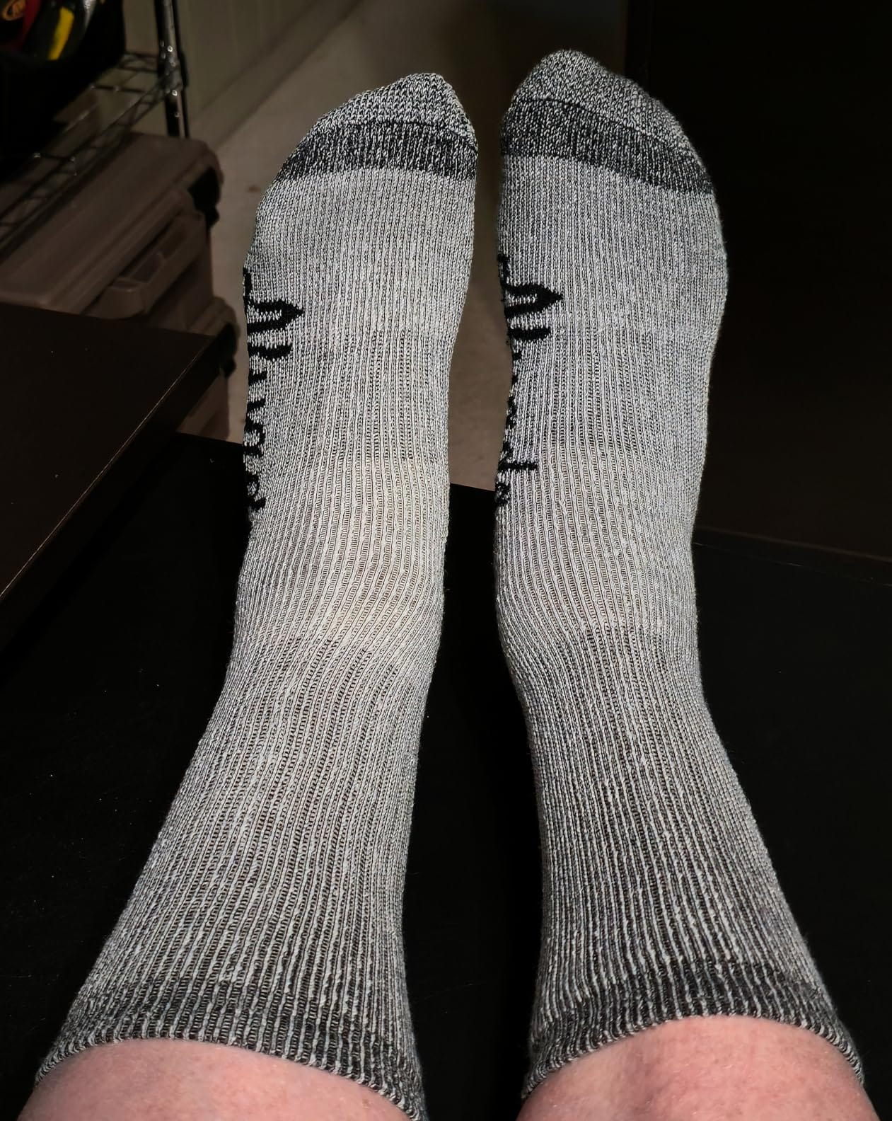 Alvada Mens Merino Wool Crew Socks Thermal and Warm Socks for Winter Work Hiking Running 3 Pairs customer photo 2