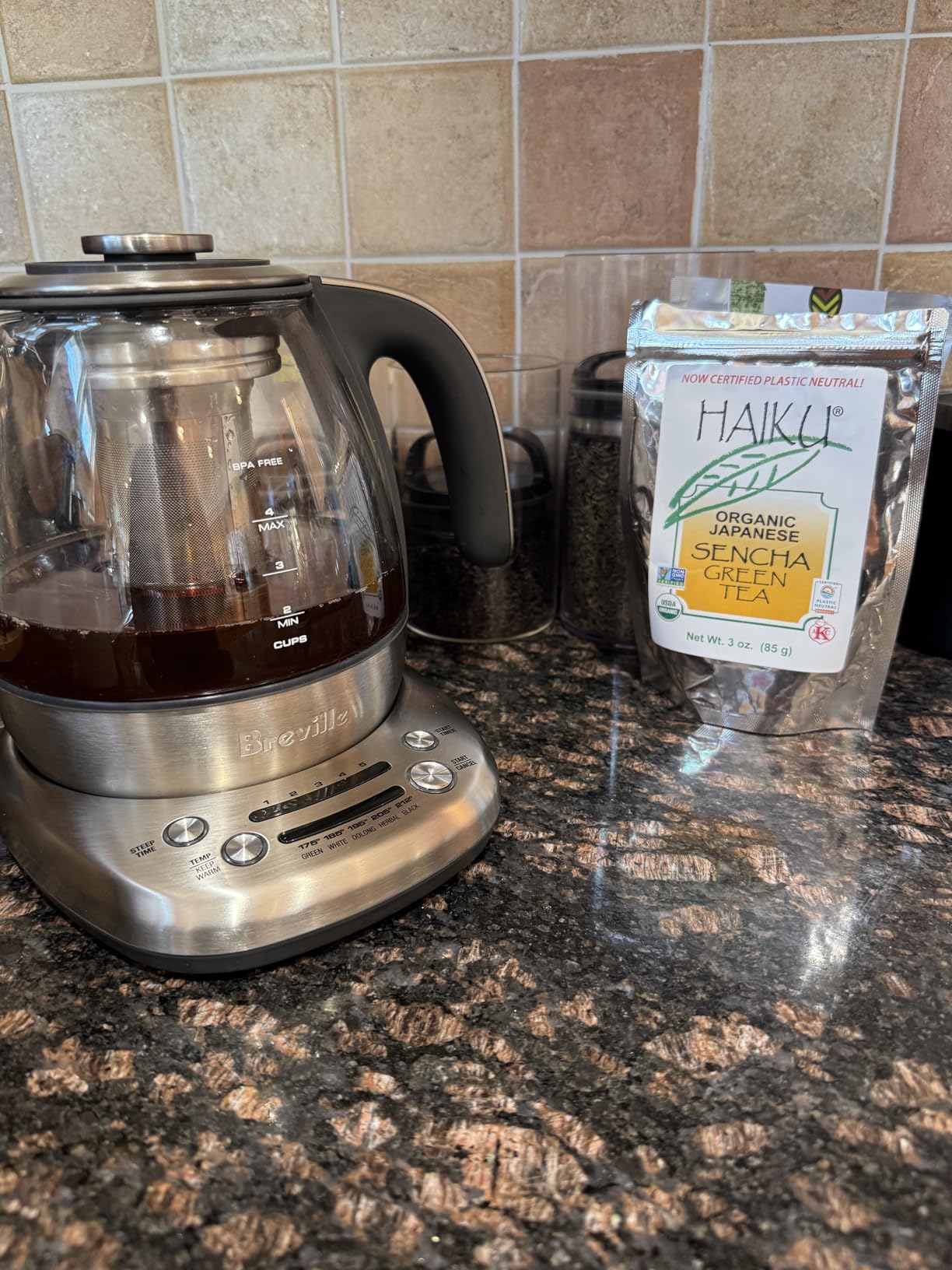 Breville BTM500CLR Smart Tea Infuser Compact, Brushed Stainless Steel customer photo 1