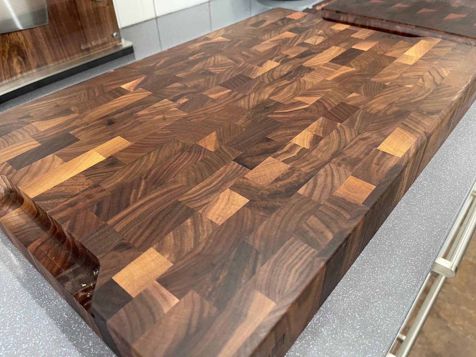 Mevell Large American Black Walnut Cutting Board, Made in USA, Non Toxic customer photo 1