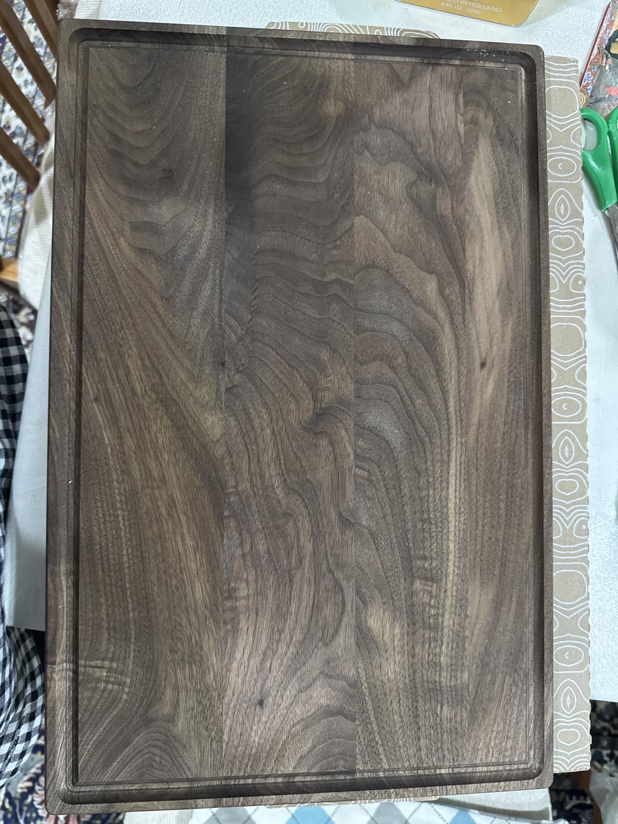 Mevell Large American Black Walnut Cutting Board, Made in USA, Non Toxic customer photo 2