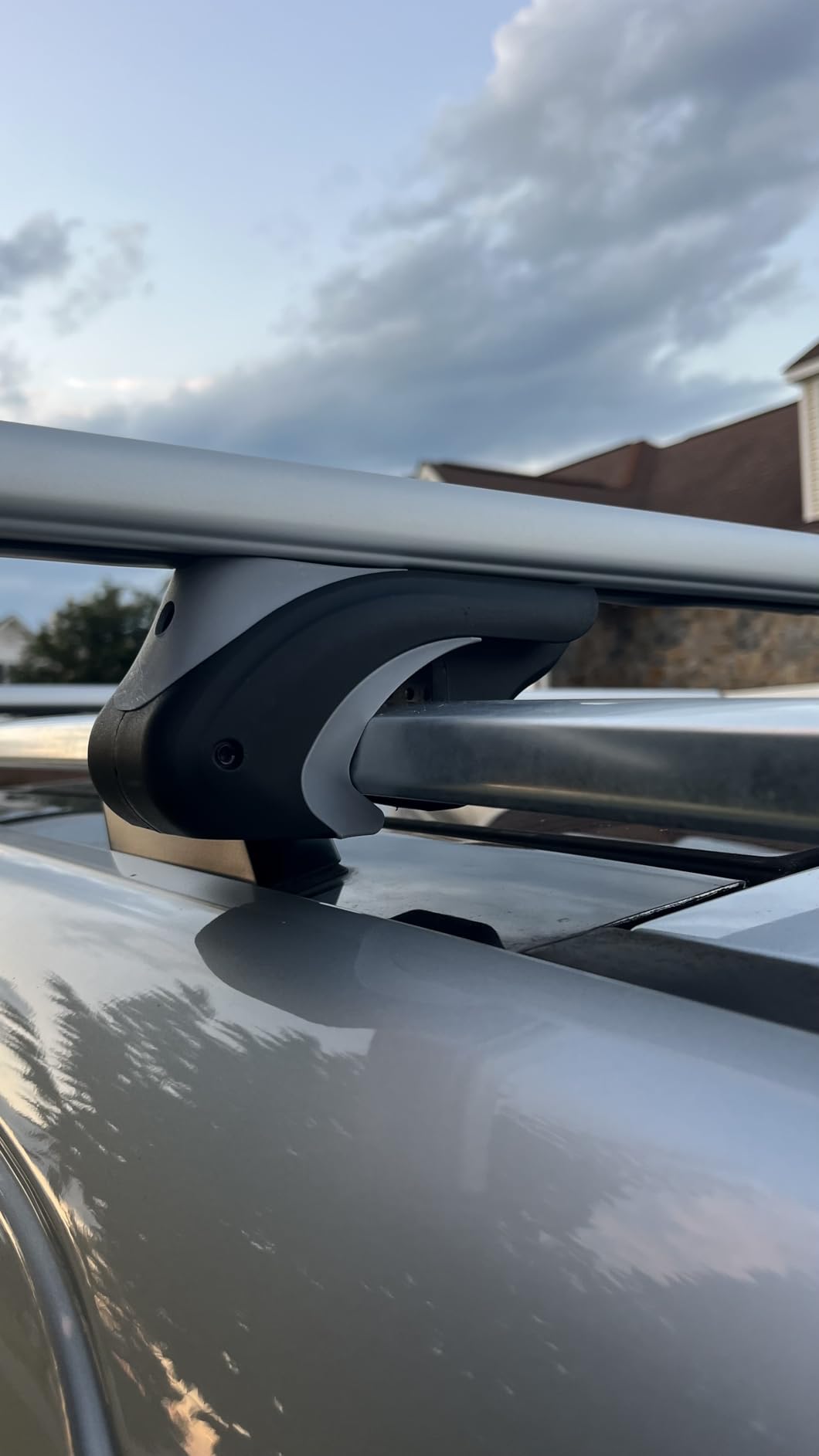 Stay There Car Roof Rack Cross Bars 56”Aero Thick Aluminum Universal Crossbars Roof Rack Adjustable Roof Cross Bars, Fits Most Vehicles with Existing Raised Side Rails with Gap- 200 lbs Load Capacity customer photo 2