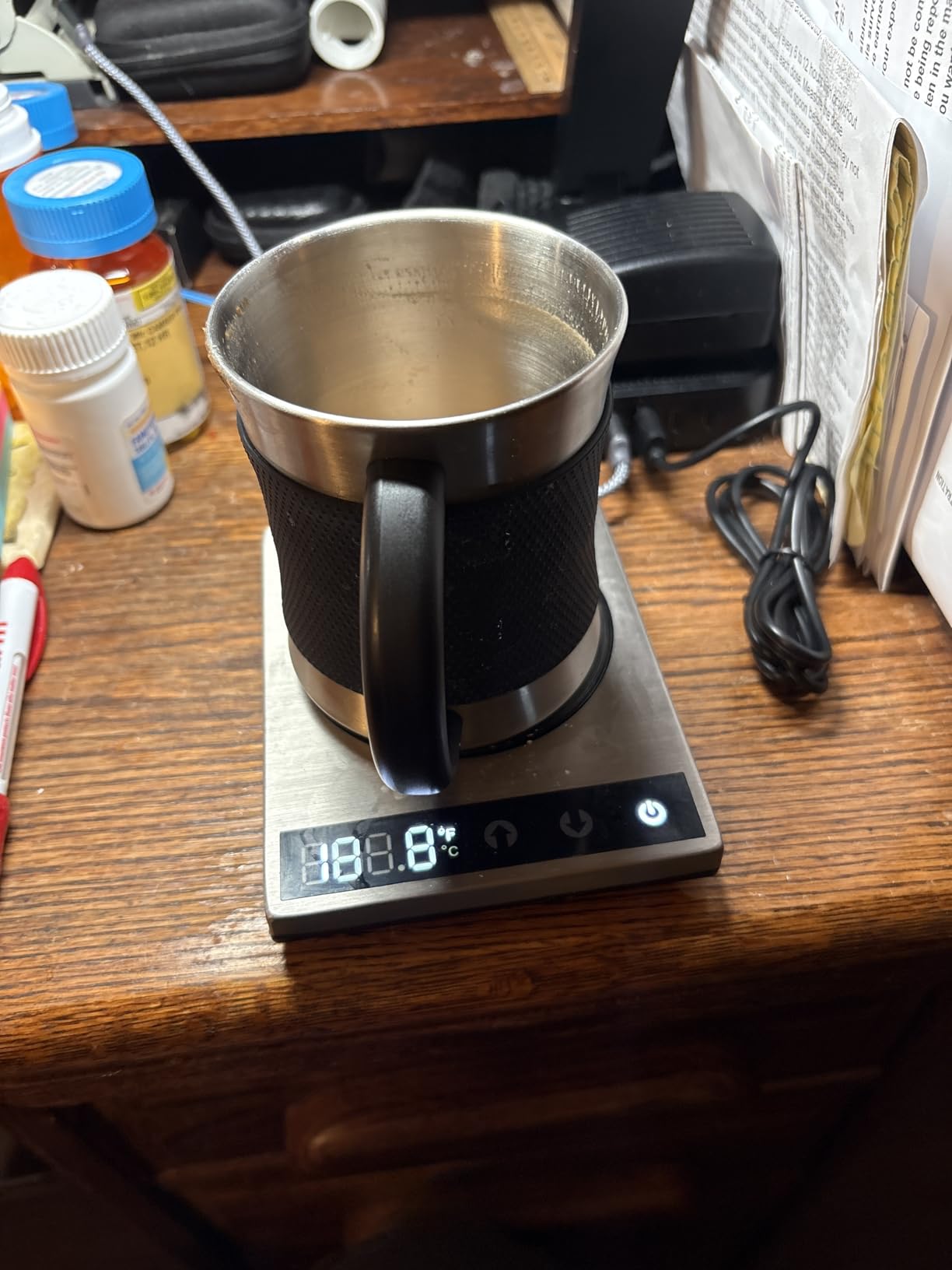 Cosori Coffee Mug Warmer & Mug Set, 1°F Precise Temperature Control customer photo 2