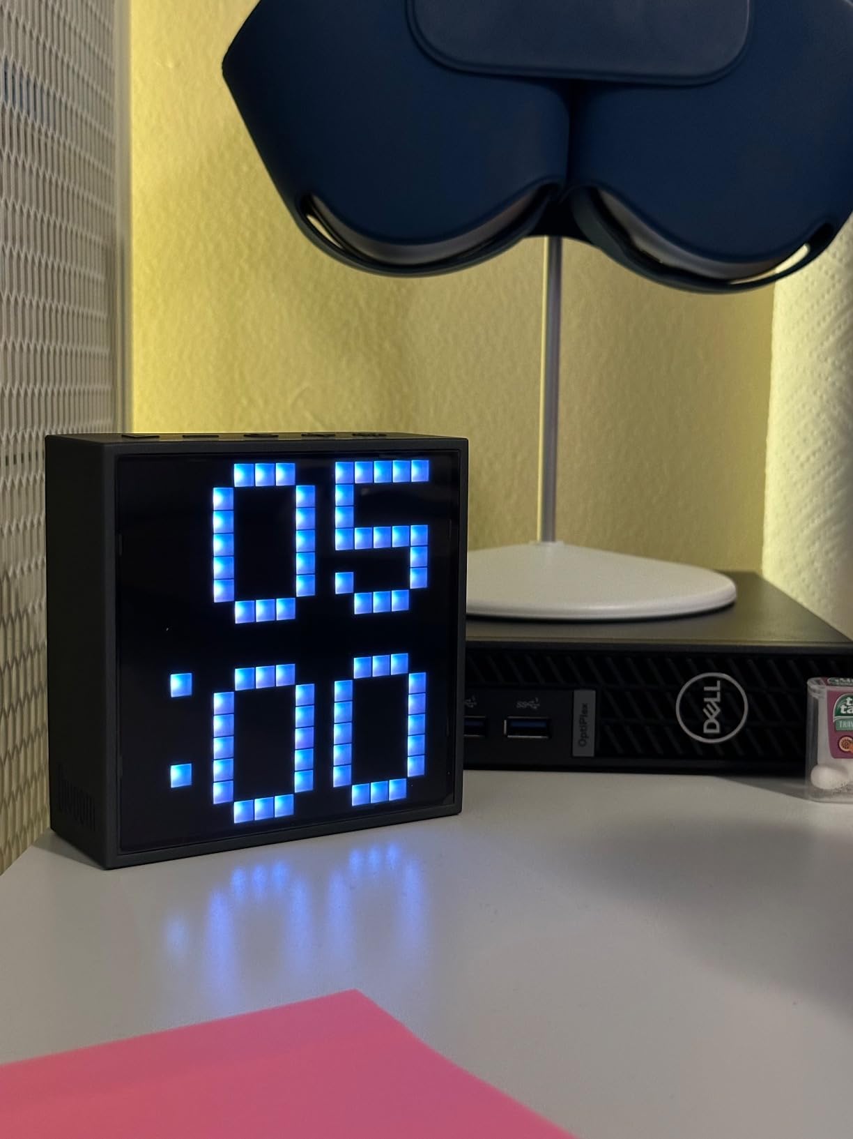 Divoom TimeBox Evo -- Pixel Art Bluetooth Speaker with 16x16 LED Display APP Control - Cool Animation Frame & Gaming Room Setup & Bedside Alarm Clock- Black customer photo 2