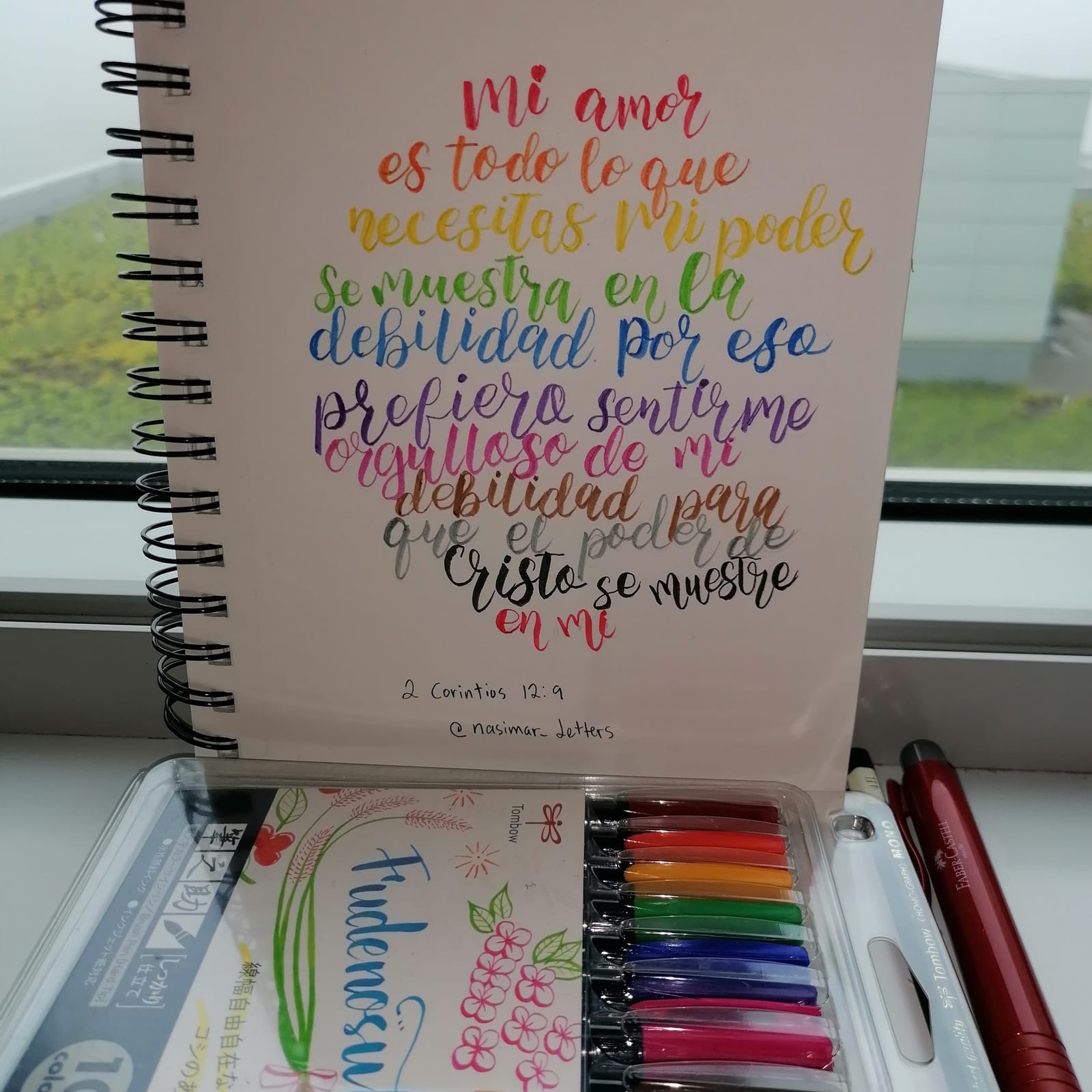 Tombow Fudenosuke Brush Pen - Hard - 10 Colors Set (WS-BH10C) customer photo 2