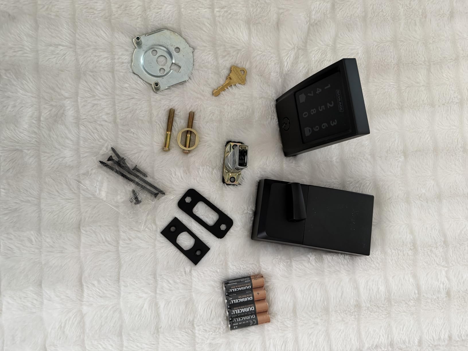Schlage Encode Smart WiFi Deadbolt Lock with Camelot Trim, Satin Nickel customer photo 1