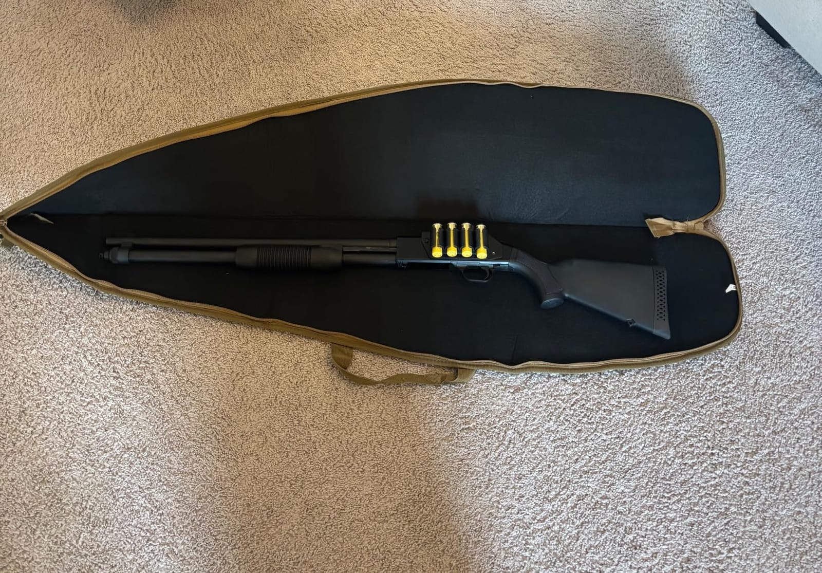 AUMTISC Soft Rifle Gun Case, 41/45/49 Inch Shotgun Carrying Bag for Scoped Rifles with Adjustable Shoulder Sling customer photo 2