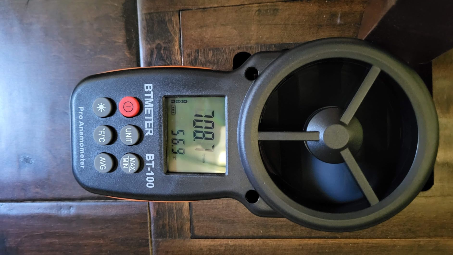 BTMETER BT-100 Handheld Anemometer, Digital Wind Speed CFM Meter Gauge Air Flow Velocity Tester for HVAC Shooting Drone, Wind Chill, 14℉-113℉ Wind Temperature customer photo 2
