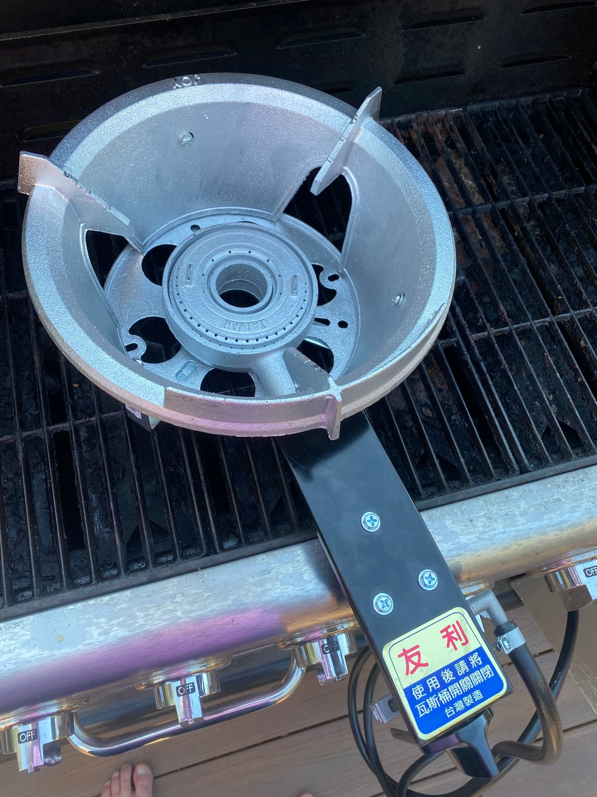 High Pressure Burner Propane Iron Wok Burner 5B Fast Stove 100,000 BTU customer photo 1