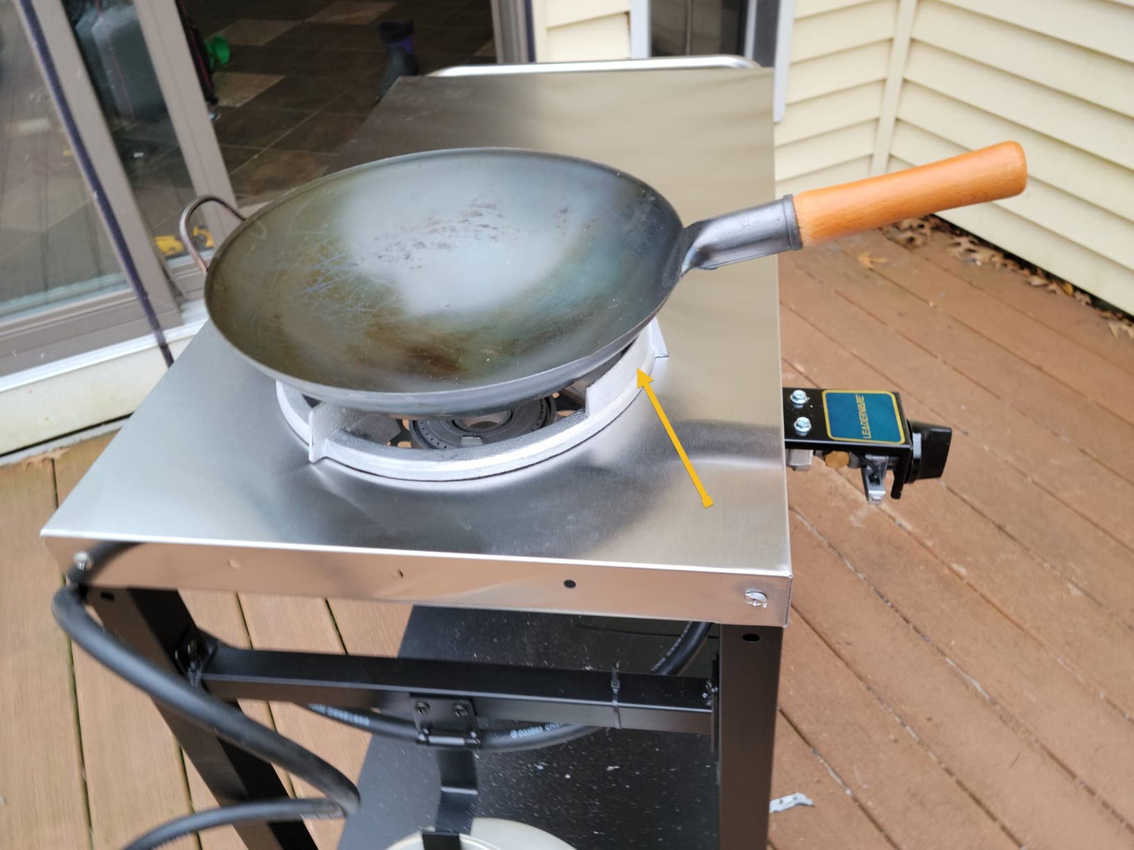High Pressure Burner Propane Iron Wok Burner 5B Fast Stove 100,000 BTU customer photo 2