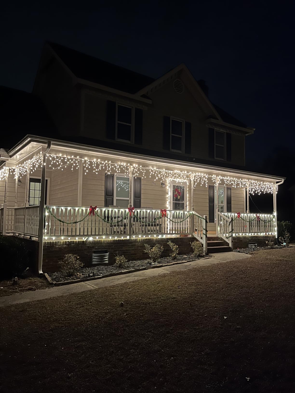 Brizled Christmas Lights Outdoor Warm White, 16 ft 25 LED C9 String Lights customer photo 1