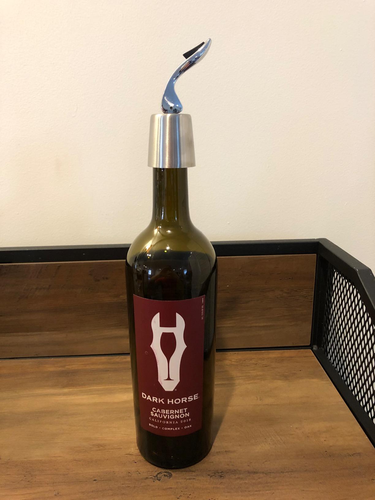 2-Pack Wine Stoppers, Airtight Seals to Keep Wine Fresh, Easy Press-to-Seal | Leakproof for horizontal storage, Expanding silicone seal, Reusable, Sleek stainless steel design, Ideal gift for wine lovers customer photo 1