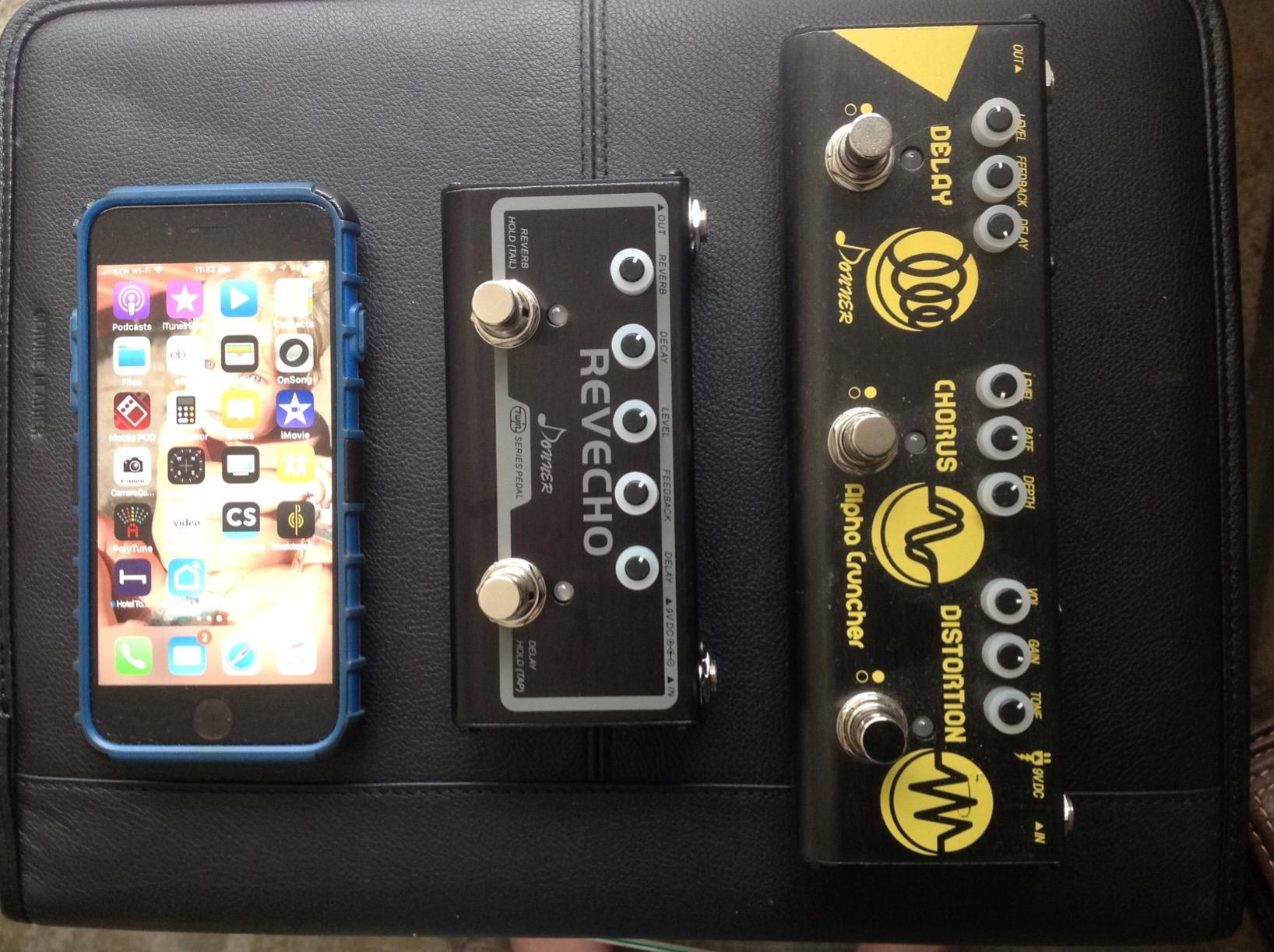 Donner Reverb Delay Pedal 2 in 1 Effects for Electric Guitar, Pedalboards, Revecho Pedal, 2 Modes with Tap Tempo Delay Guitar Effect Pedal customer photo 1