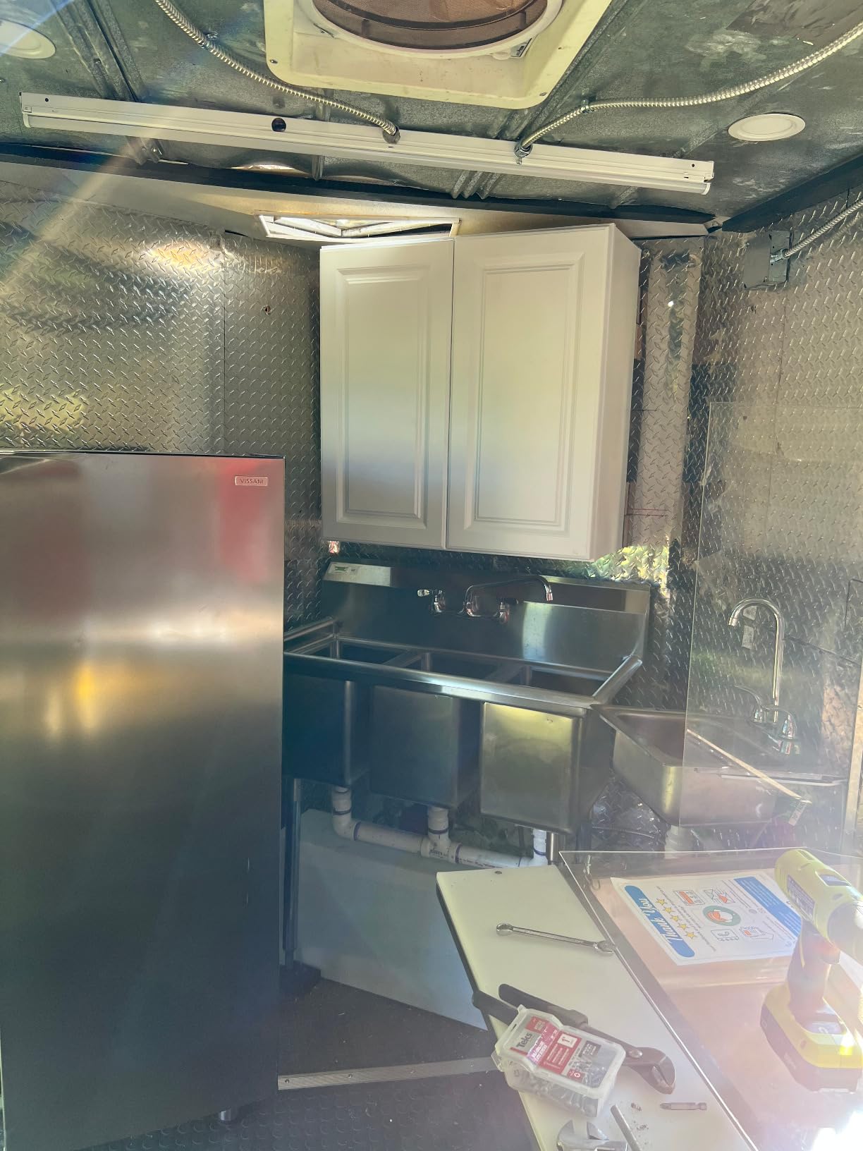 30 Gallon RV Fresh/Gray Water Tank 34
