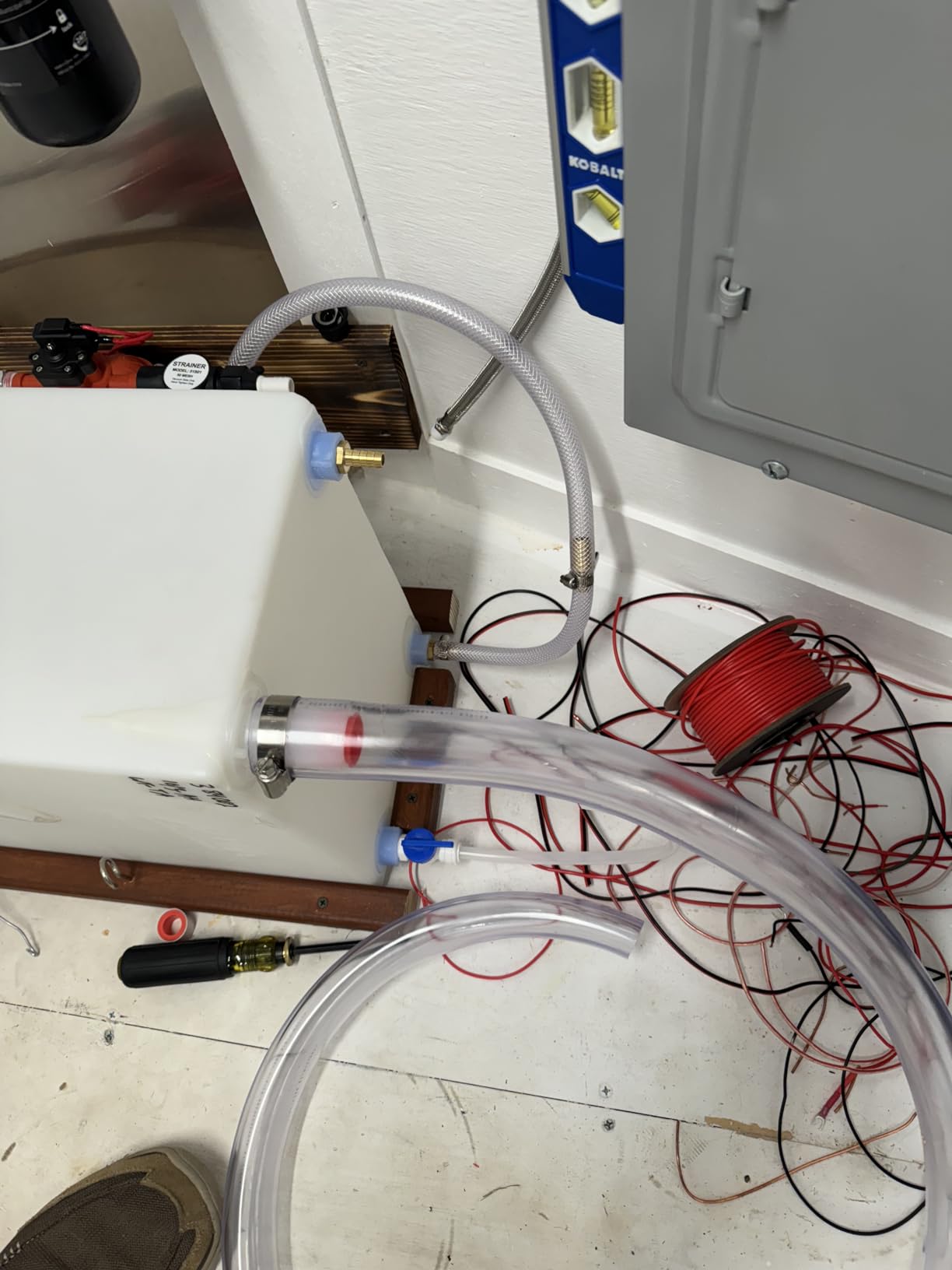 30 Gallon RV Fresh/Gray Water Tank 34