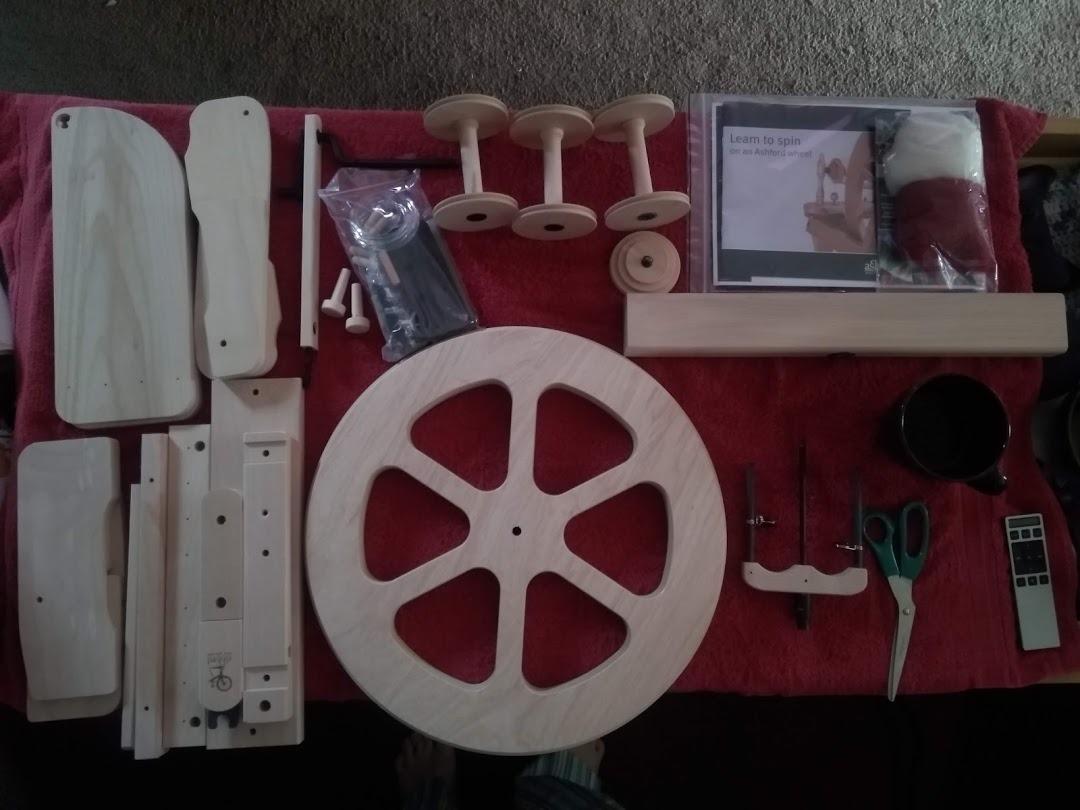 Ashford Kiwi 3 Spinning Wheel Unfinished customer photo 2