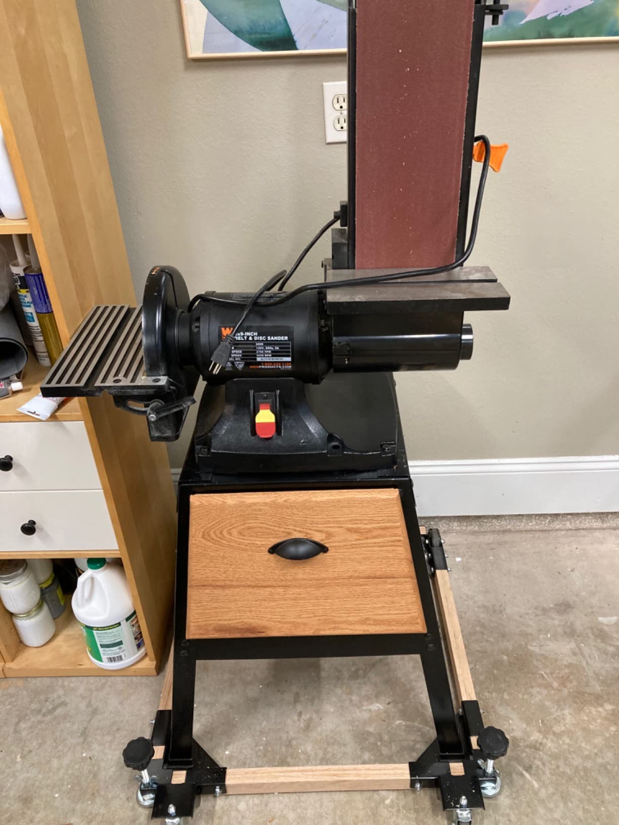 WEN Benchtop Belt and Disc Sander with 1 x 30 in. Belt and 5 in. Sanding Disc (6515T) customer photo 1