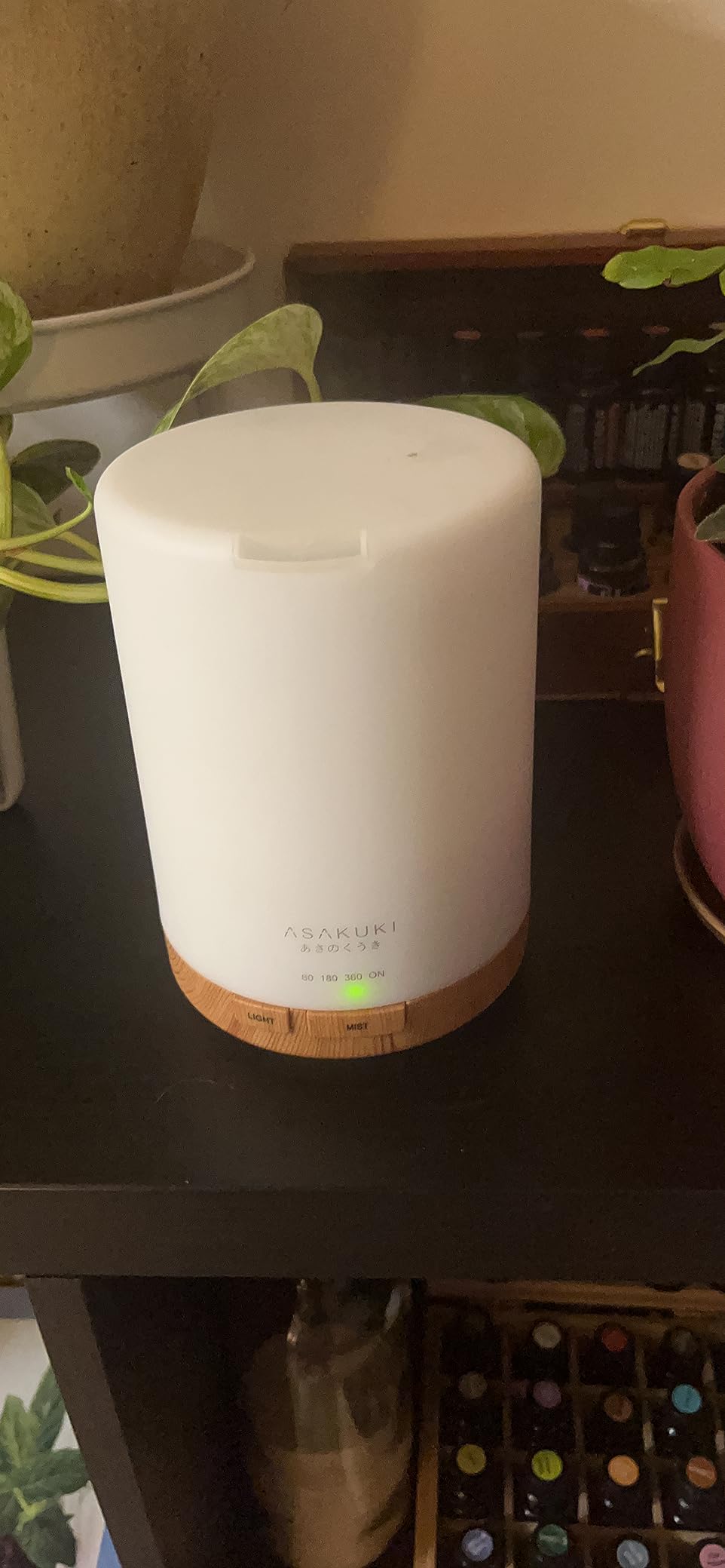 ASAKUKI Essential Oil Diffuser for Home 300 ml Quiet customer photo 2