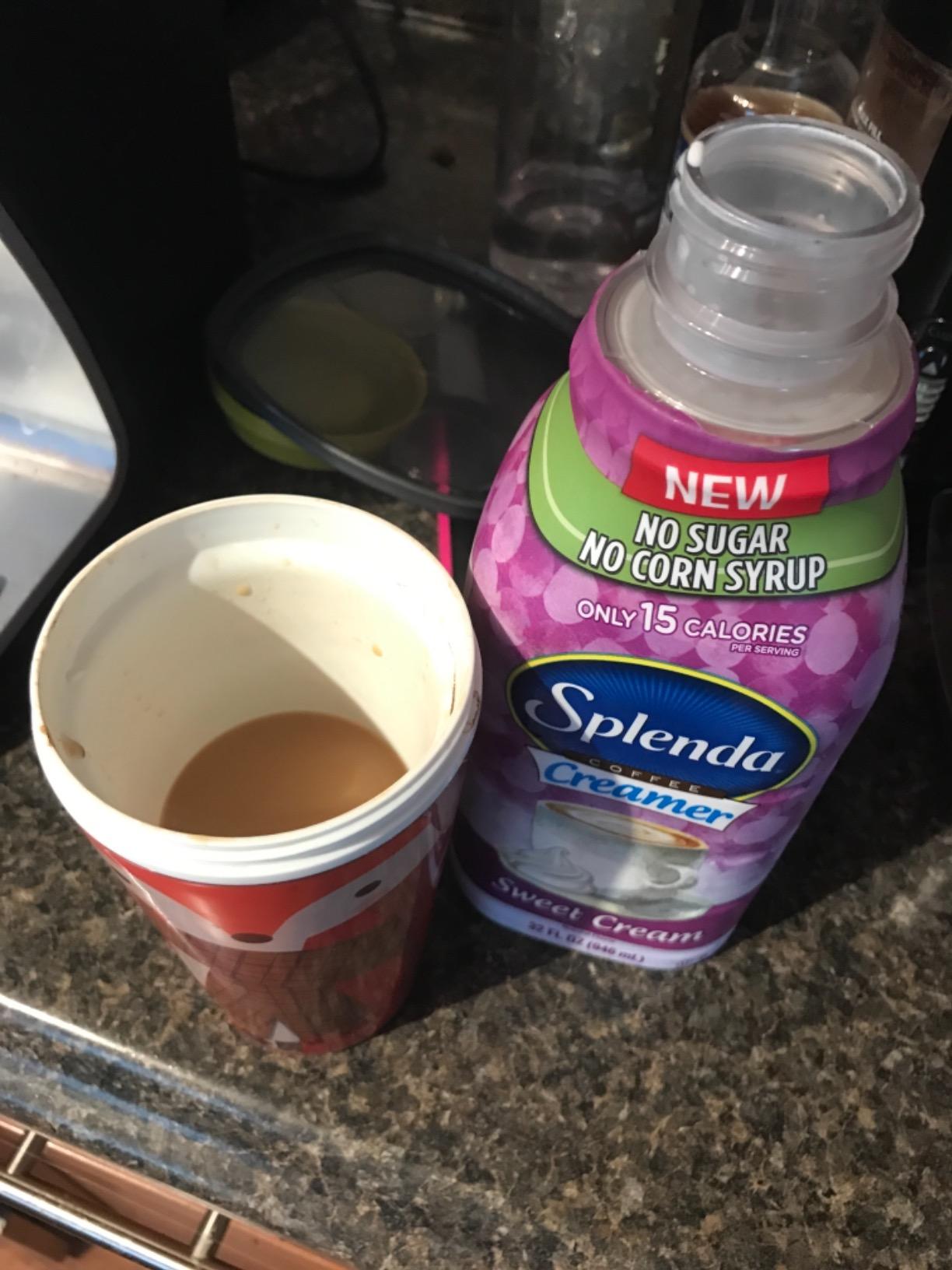 SPLENDA Sugar Free Sweet Cream Coffee Creamer, 32 Fl Oz customer photo 2