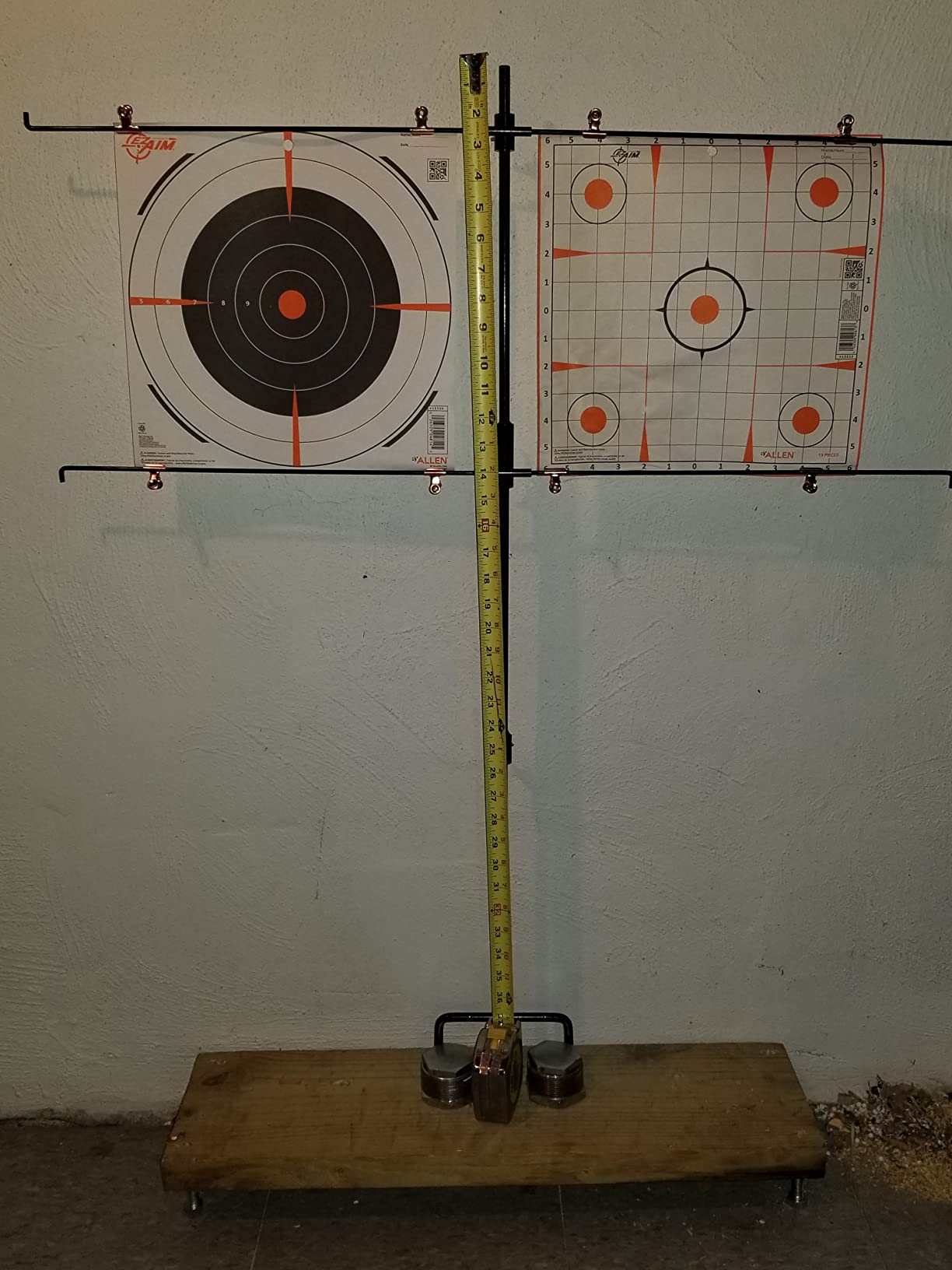 Highwild Adjustable Paper Target Stand, Frame with 8 Clips | Clear Bullseye Targets Sheet for Shooting Practice customer photo 2
