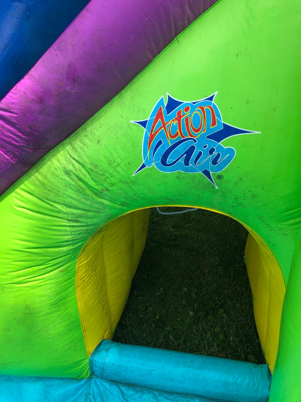ACTION AIR Inflatable Water Slide, Shark Bounce House with Slide for Wet and Dry, Playground Sets for Kids Backyard, Water Spray & Water Pool, Durable Sewn with Extra Thick Material customer photo 1