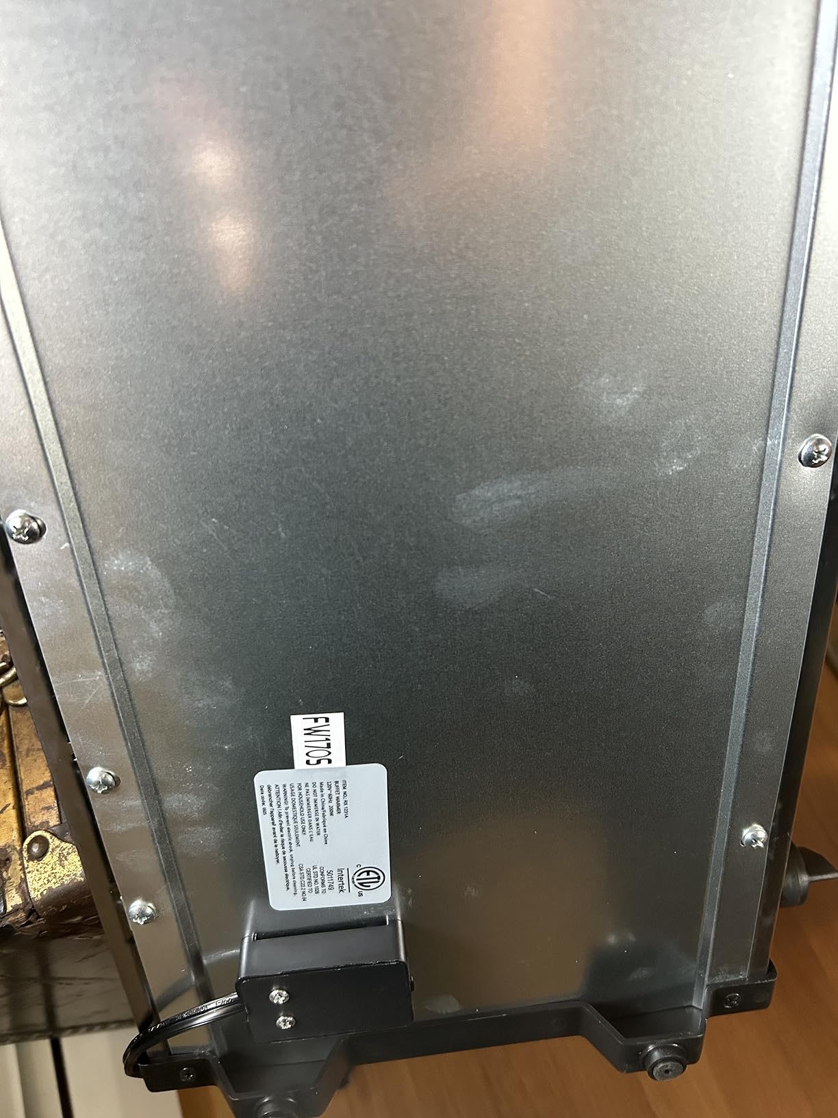 OVENTE Electric Warming Tray, Adjustable from 90°F to 284°F, Silver FW170S customer photo 1