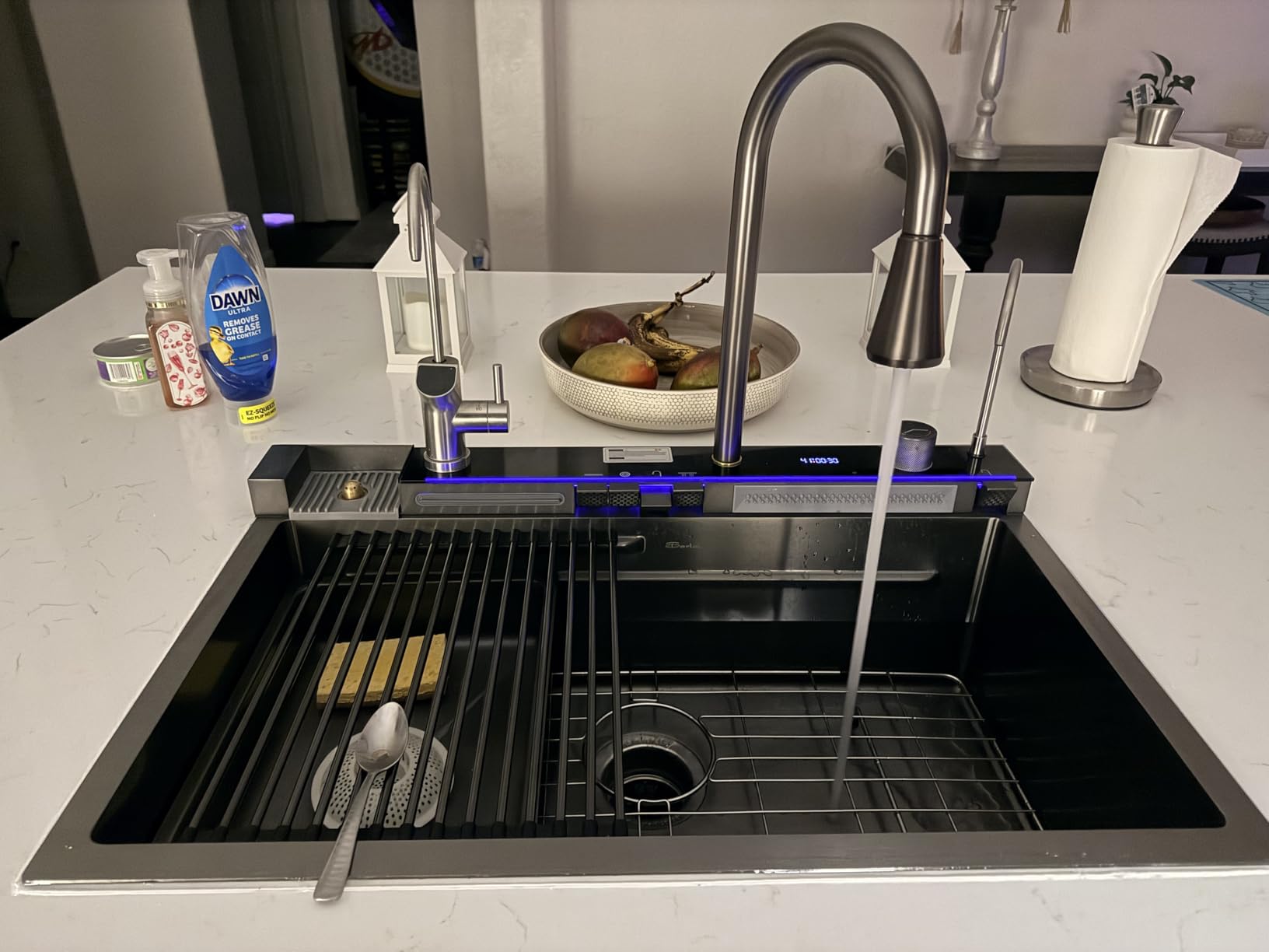 Sarlai Drop In Kitchen Sink - 33x22 Drop In Kitchen Sink Ledge Workstation 16 Gauge Stainless Steel Topmount Deep Single Bowl Over Counter Sinks Basin Round Corners customer photo 2