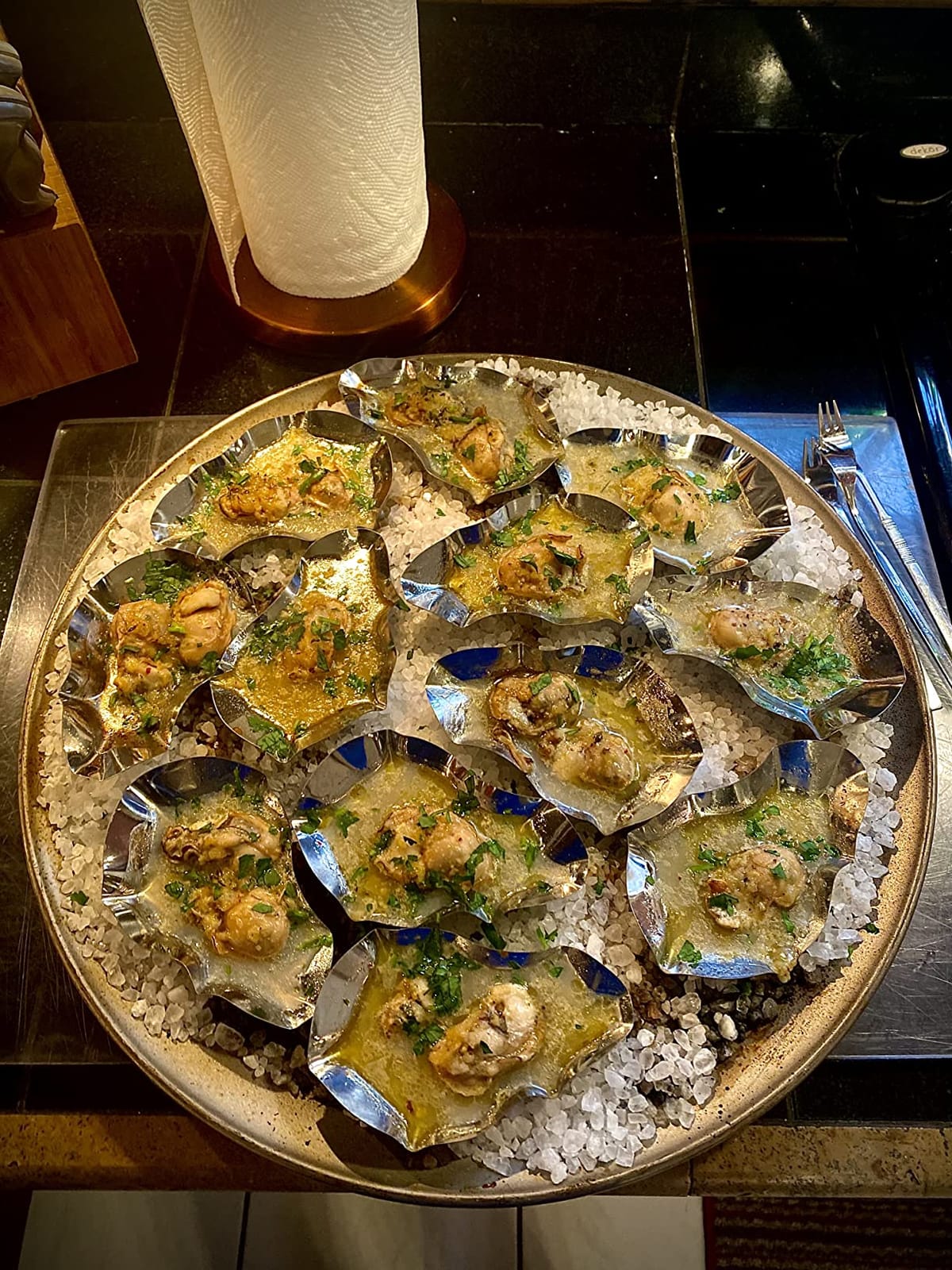 Outset Grillable Shells, Stainless Steel Grillable Oyster Shells, Set of 12 customer photo 2