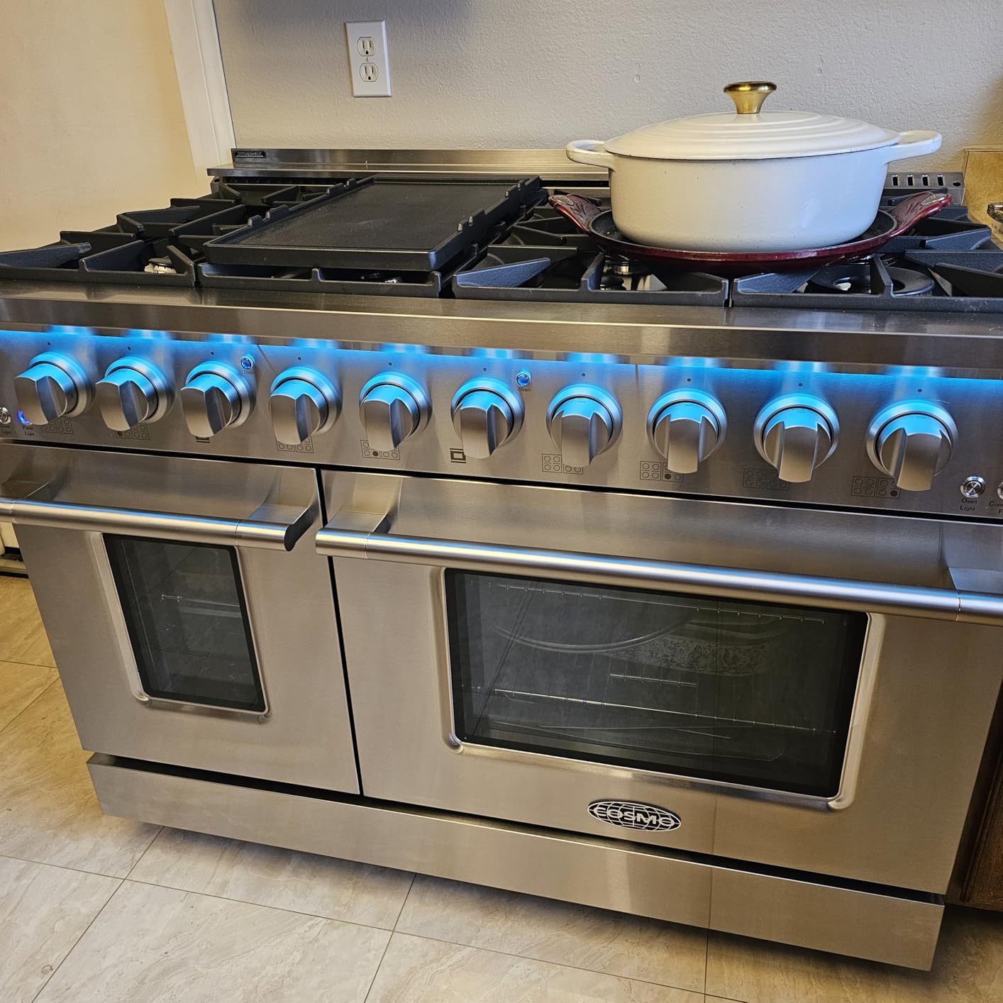 36 in. Vista Coll 5.4 cu ft 6 Burner Gas Range, Convection, Stainless Steel customer photo 2