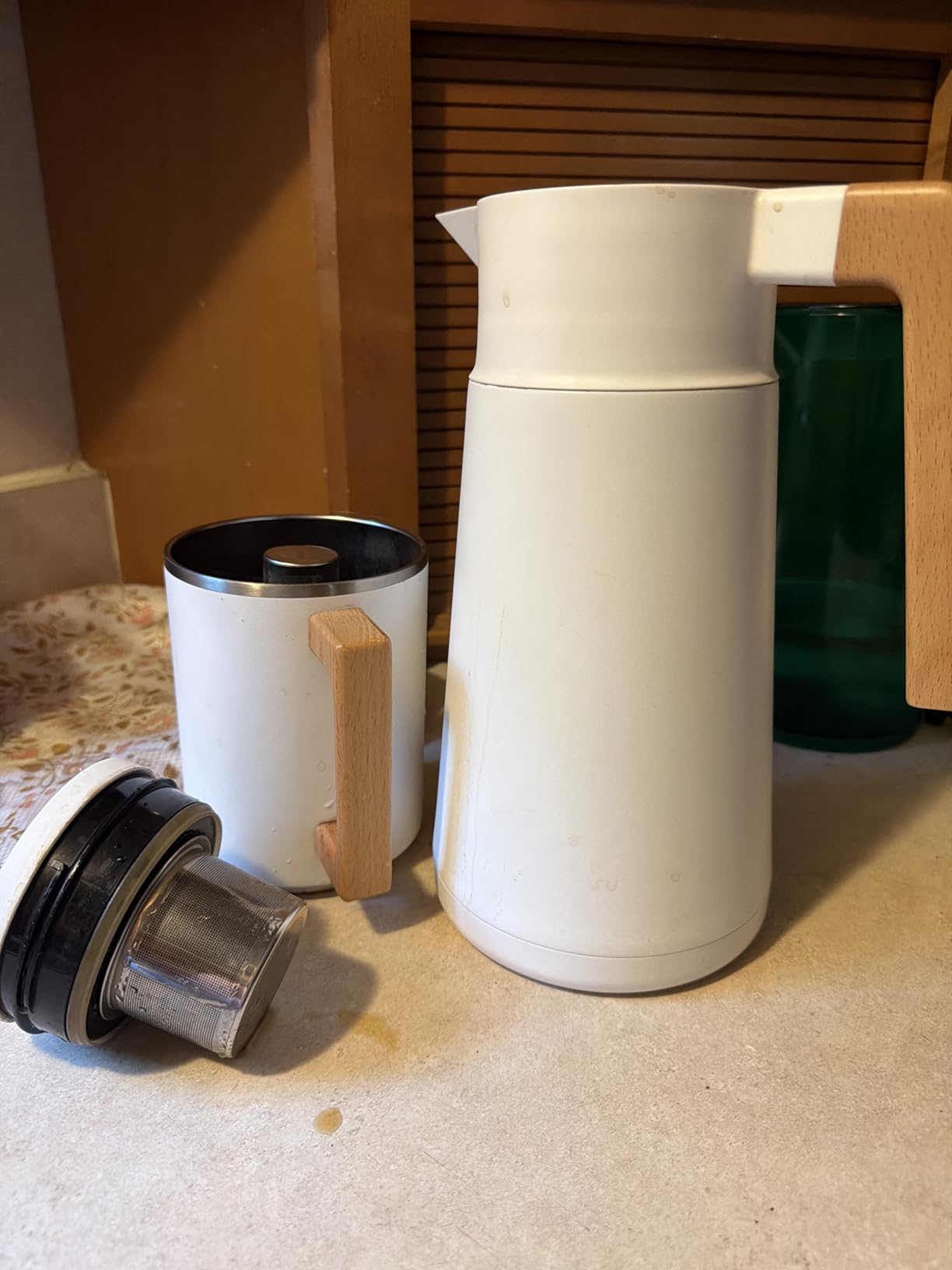 Thermal Coffee Carafe Up to 68 Oz - Stainless Steel Insulated, Tea Infuser customer photo 1