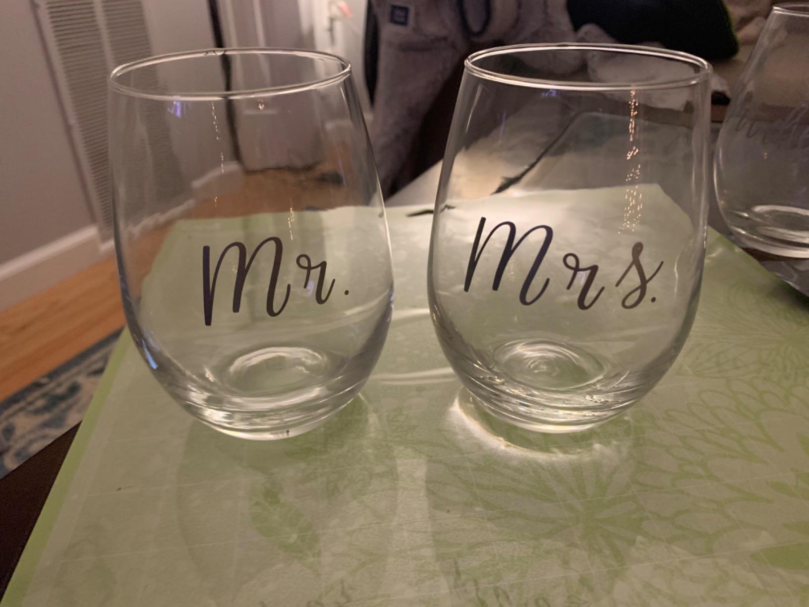 Stemless Wine Glass, Red & White 18oz Stemless Wine Glass Set of 6, Drink Glasses with Durable Chip Resistant Rim, Large Wine Glasses for Enhanced Aeration, Wine Accessories for Parties (18oz -6Pack) customer photo 1