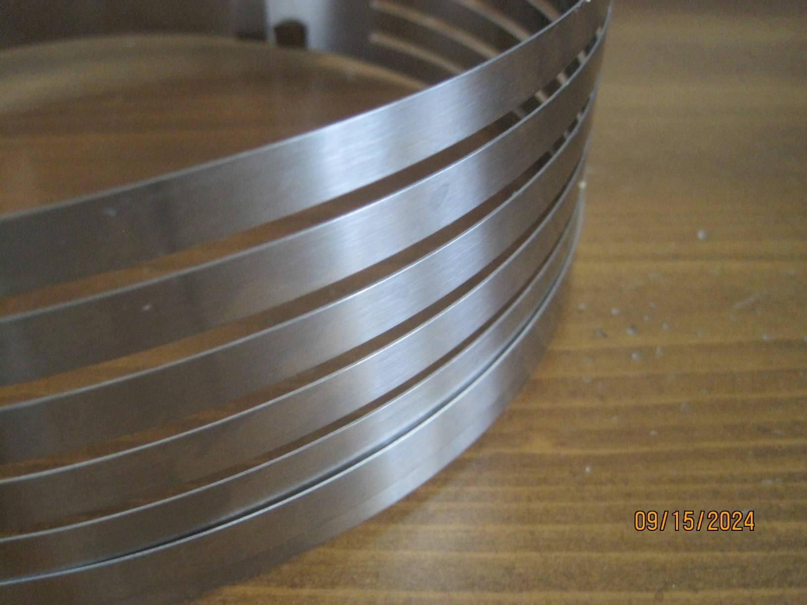 Oranlife Cake Leveler Slicer, Adjustable Round Cake Rings, Cake cutter, 7 Layer Stainless Steel Cake Slicing Accessories, 9.8-12.2 inch customer photo 1